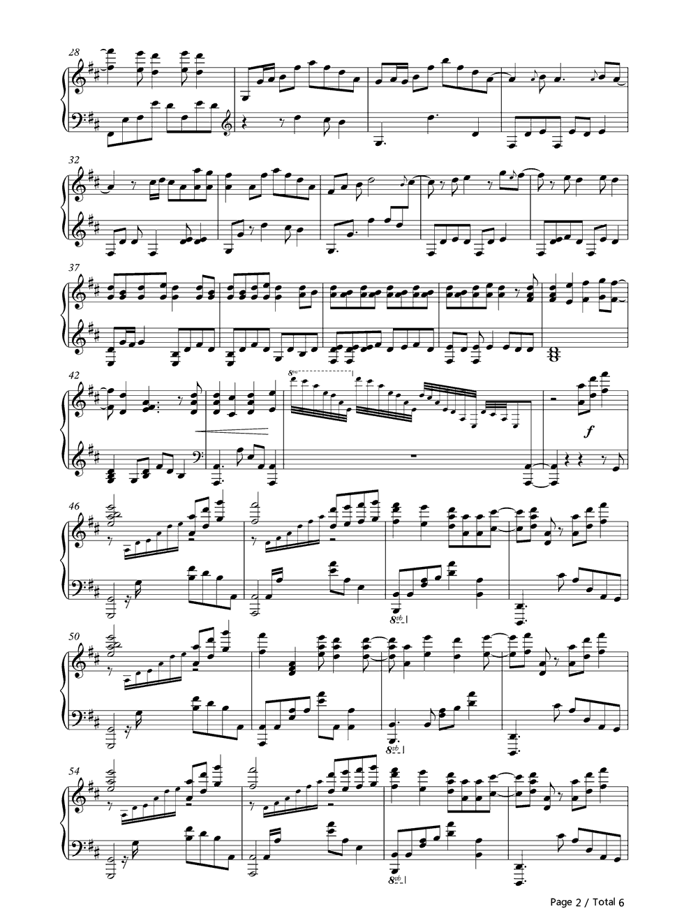 ダイバー钢琴谱_KANA_BOON