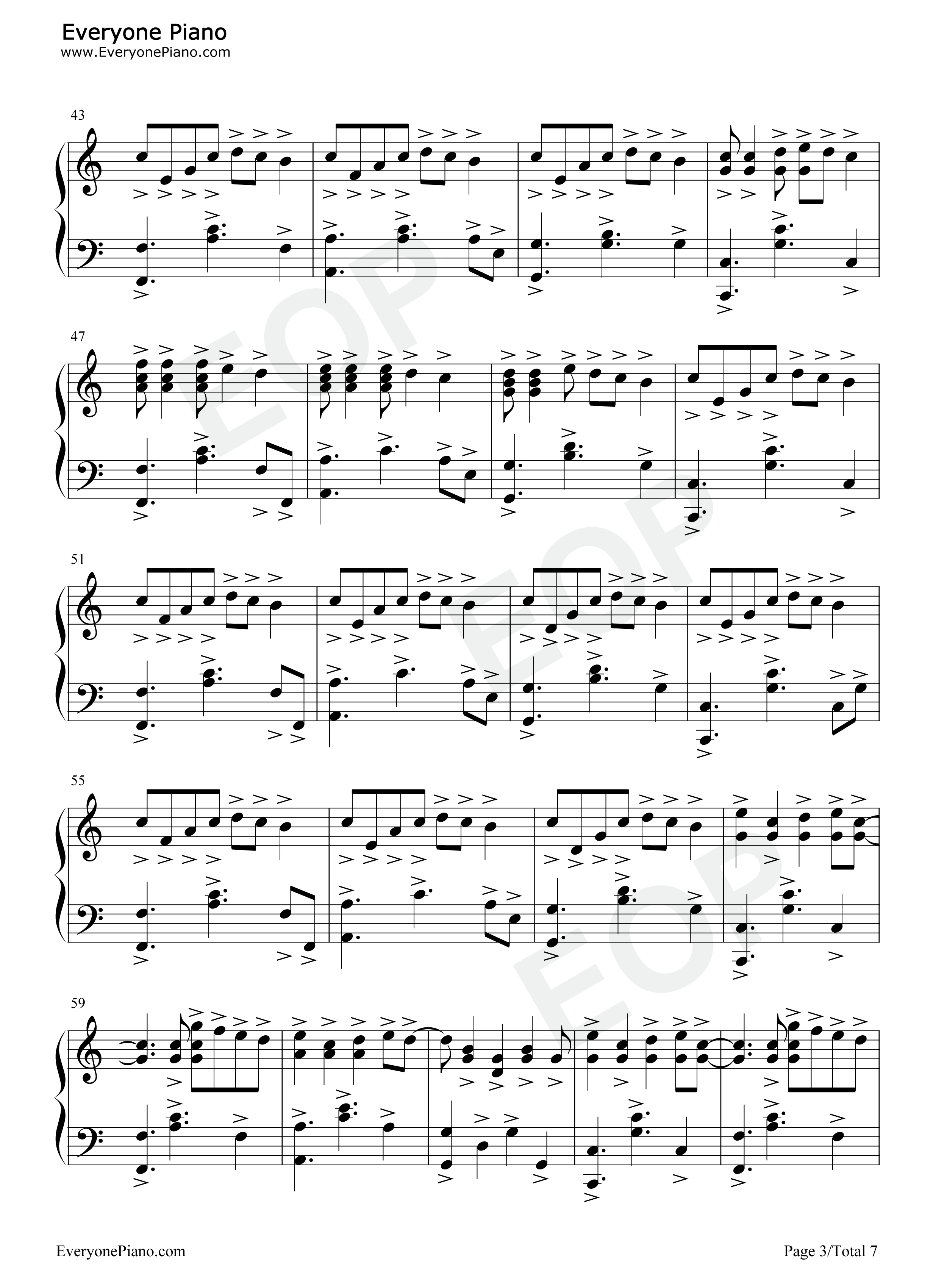 Wavin'_Flag钢琴谱_K'Naan