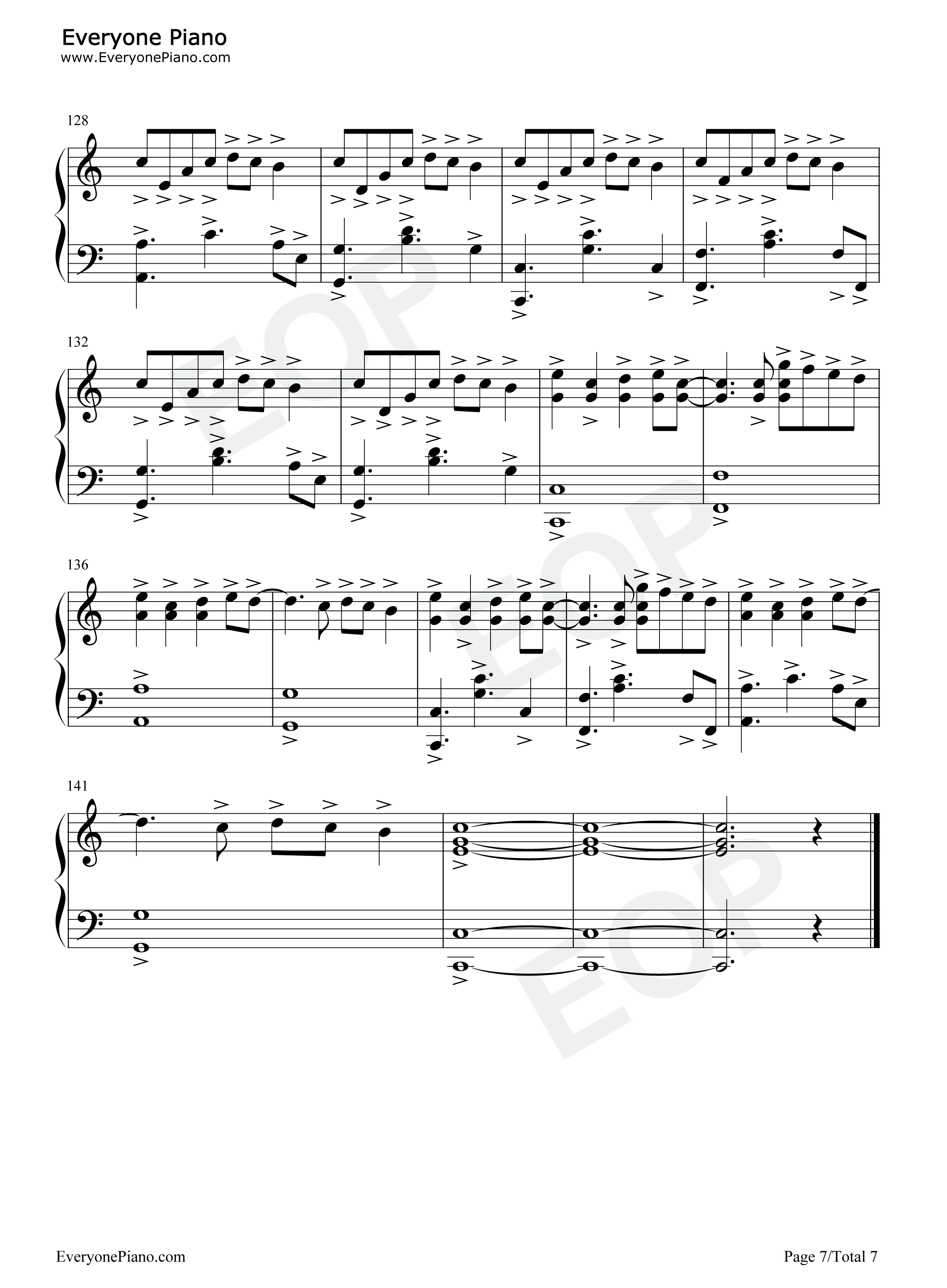 Wavin'_Flag钢琴谱_K'Naan