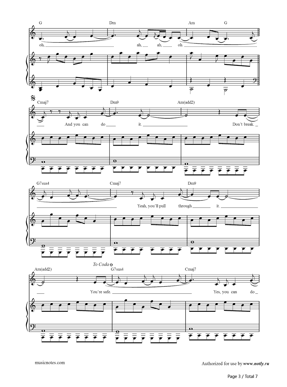 Salted_Wound钢琴谱_Sia