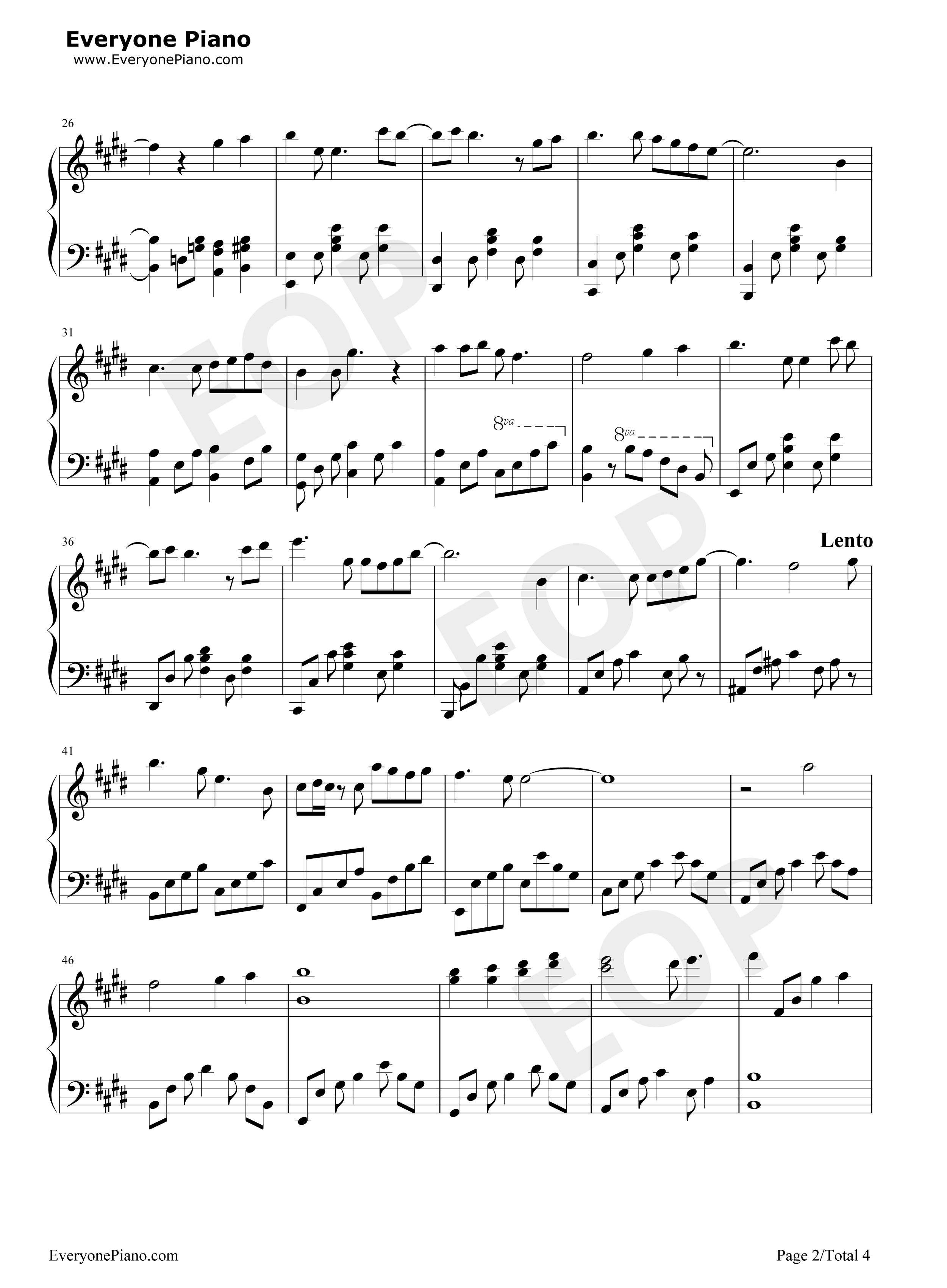 心的旋律钢琴谱_白浜坂高校合唱部