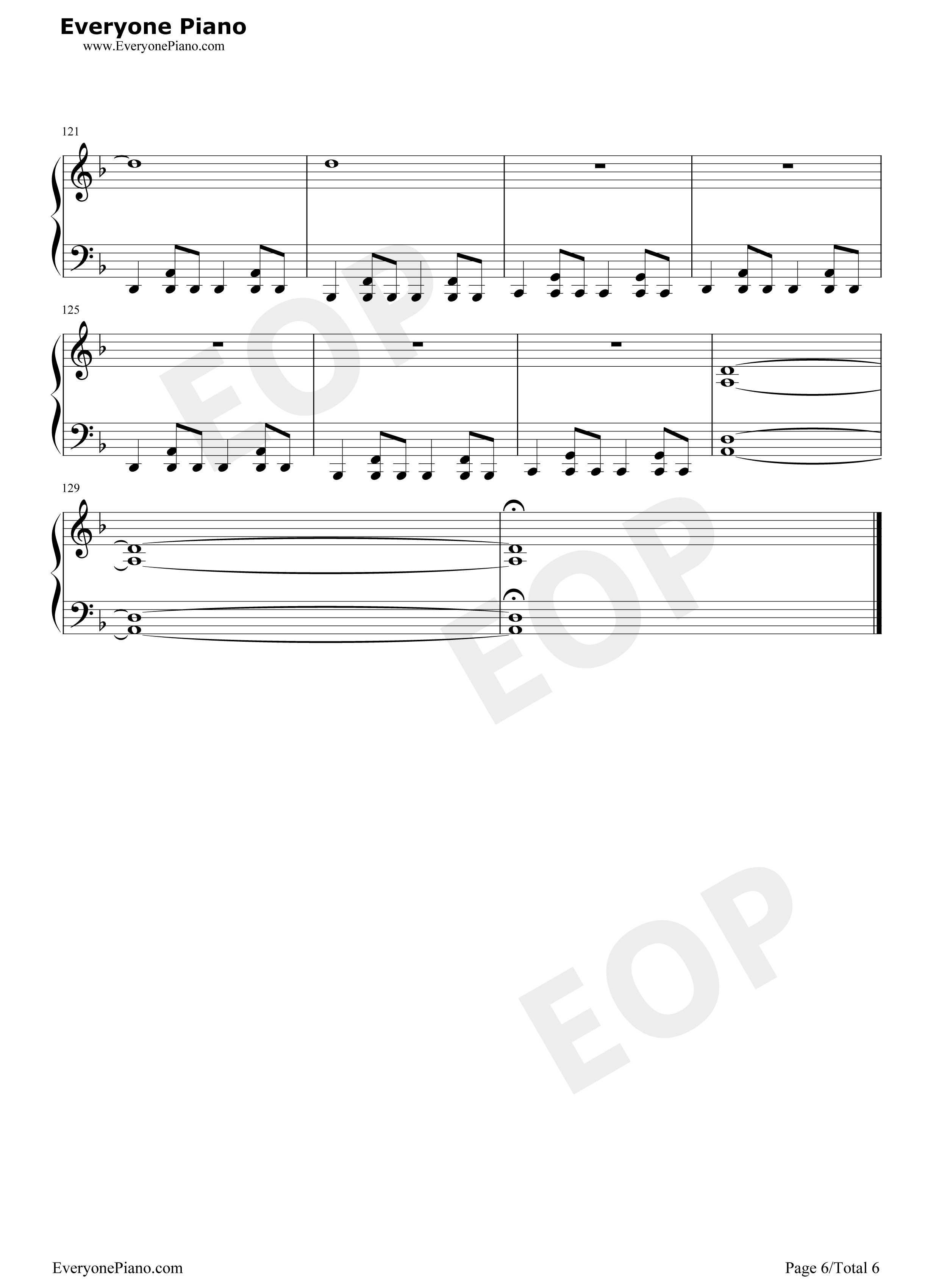 昙天钢琴谱_ドーズ（DOES）