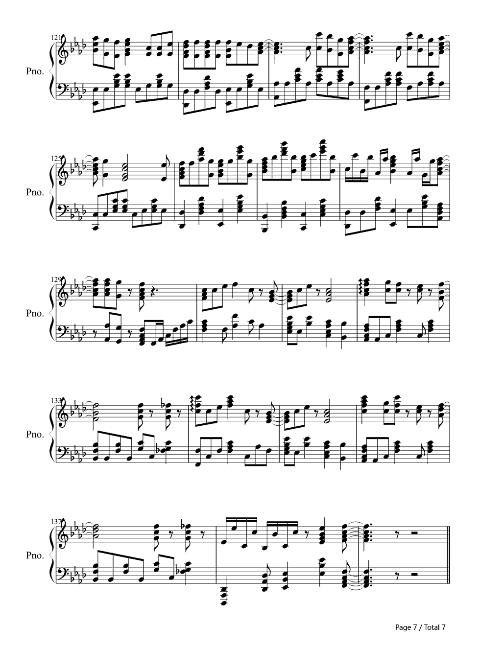 微热からMystery钢琴谱_Lily_White