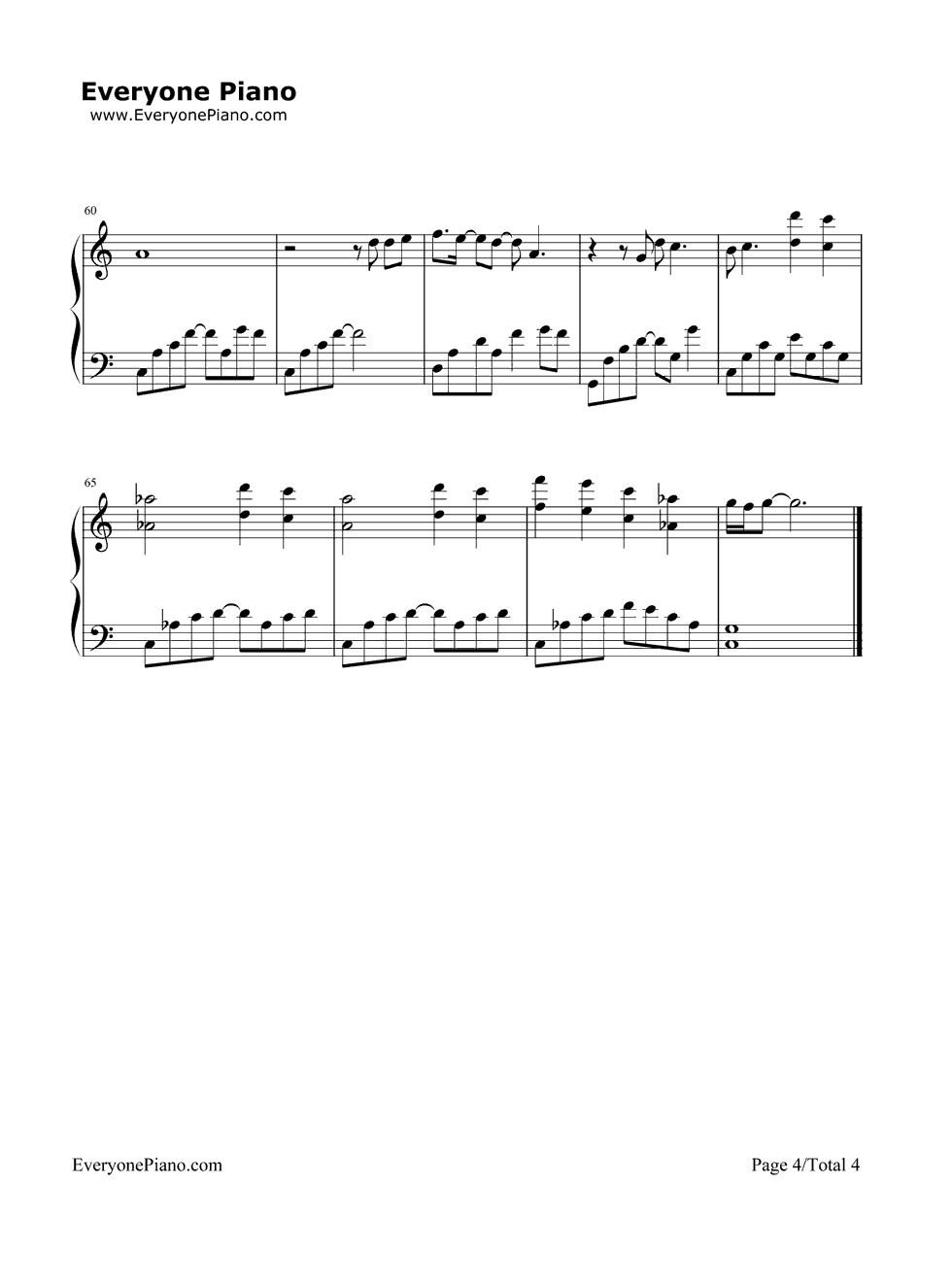 数不尽的星空钢琴谱_曾沛慈