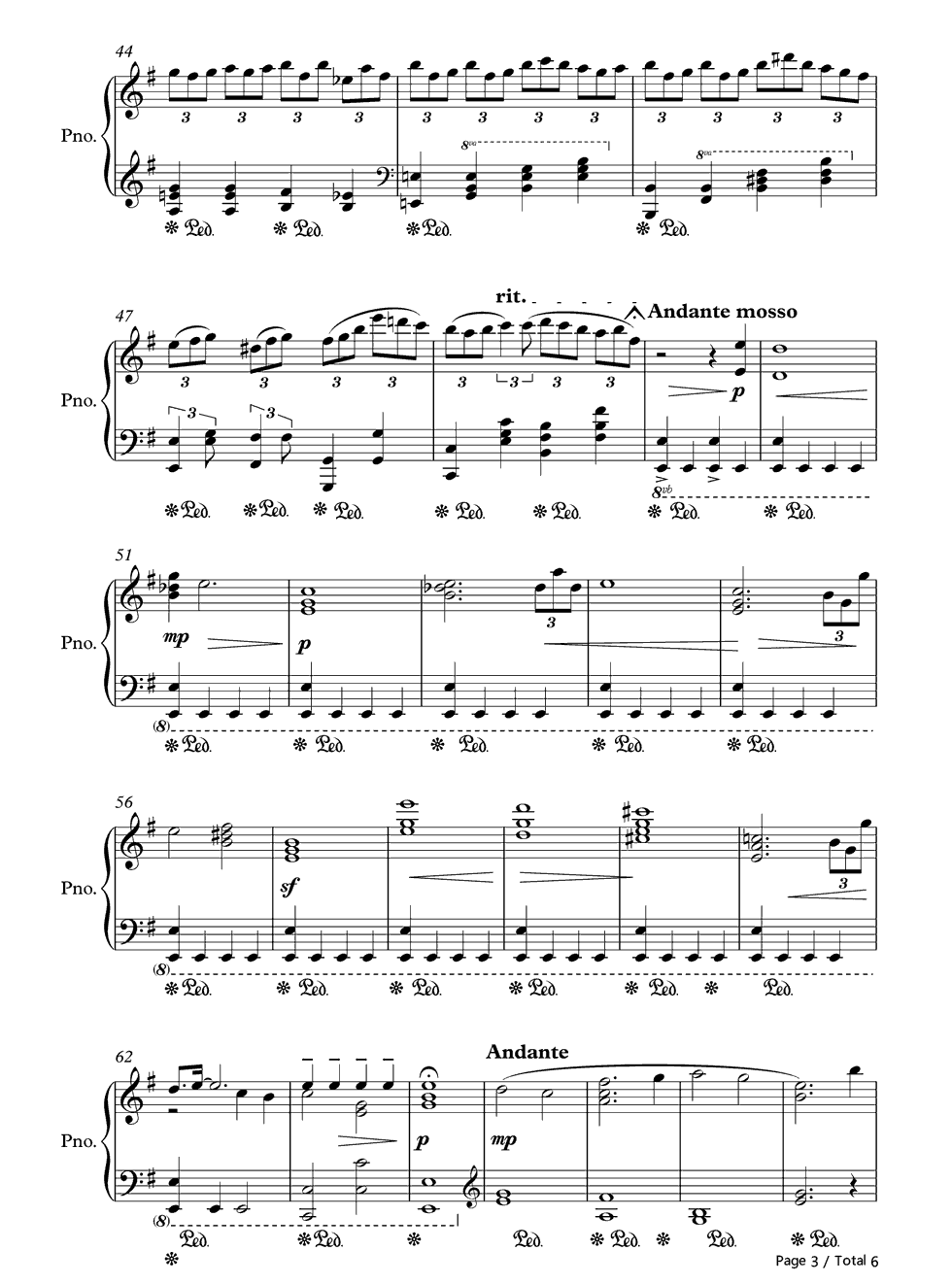 Moonlit_Night钢琴谱_林ゆうき