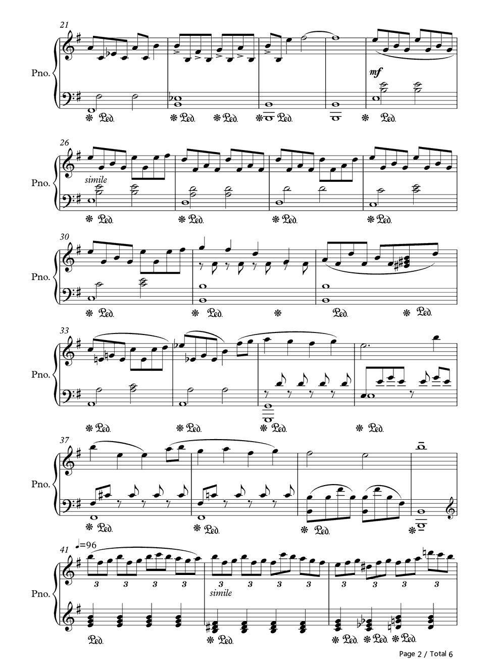 Moonlit_Night钢琴谱_林ゆうき