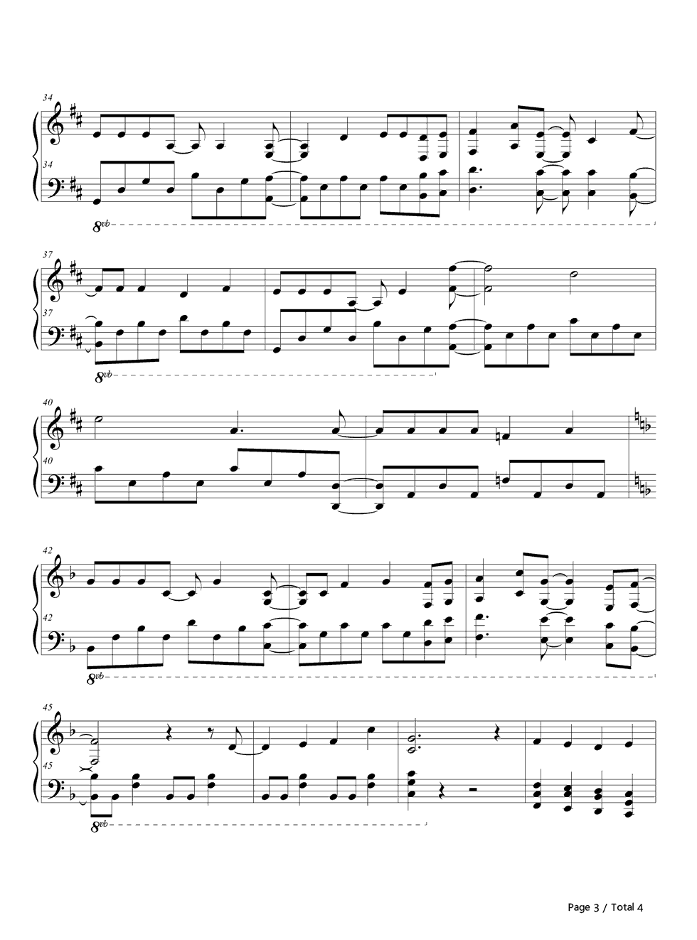 青春は花火のように钢琴谱_Linked_Horizon