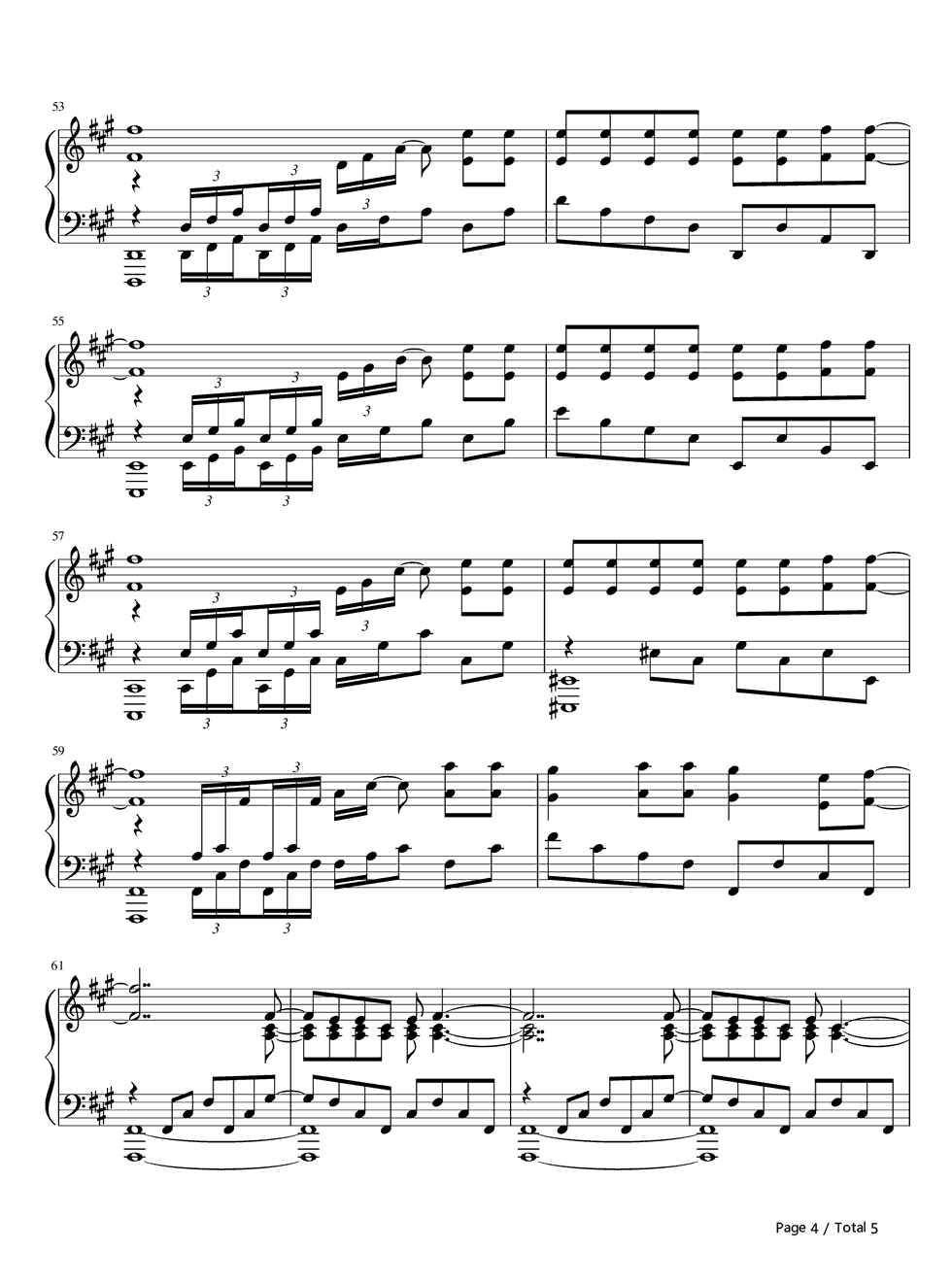 スピードと摩擦钢琴谱_amazarashi