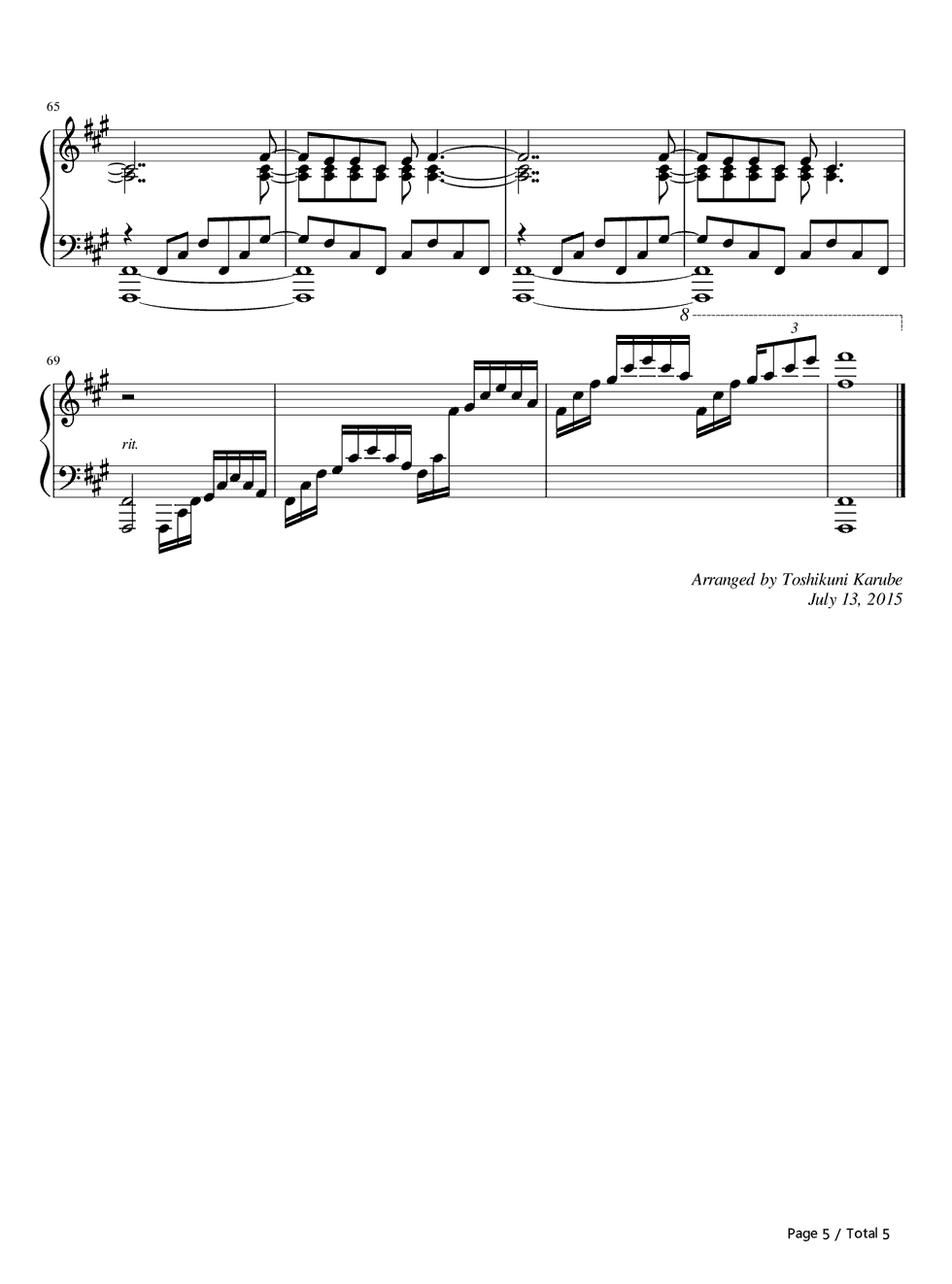 スピードと摩擦钢琴谱_amazarashi