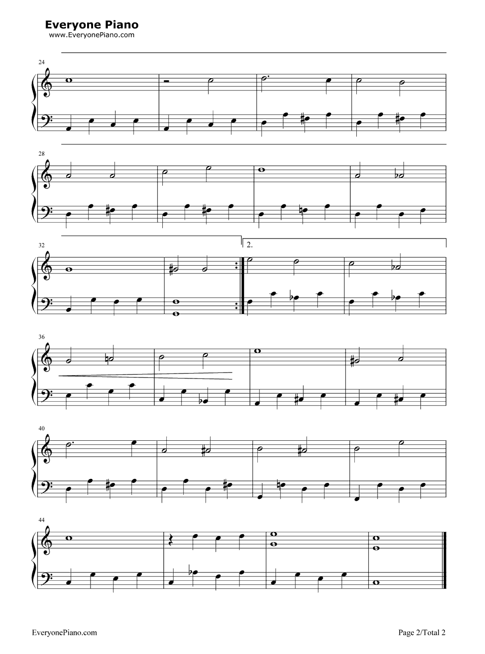 Only_You_(And_You_Alone)钢琴谱_The_platters