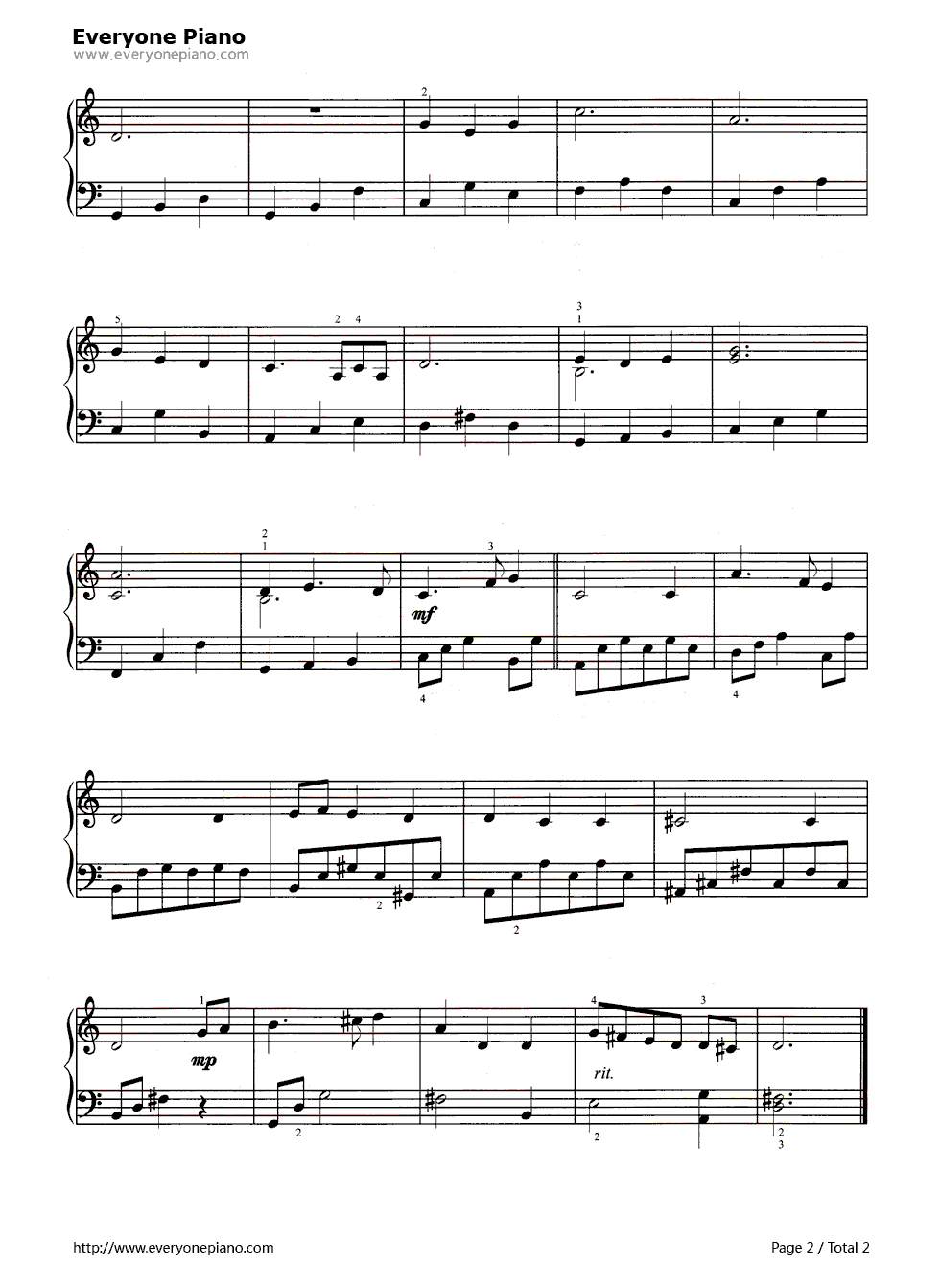 破晓钢琴谱_未知