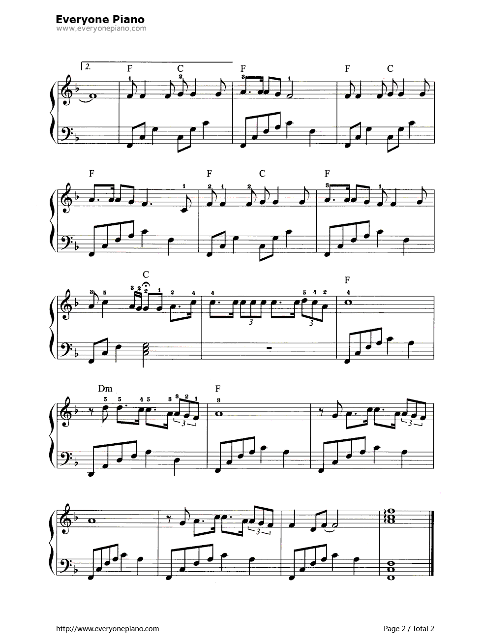 星星索钢琴谱_未知