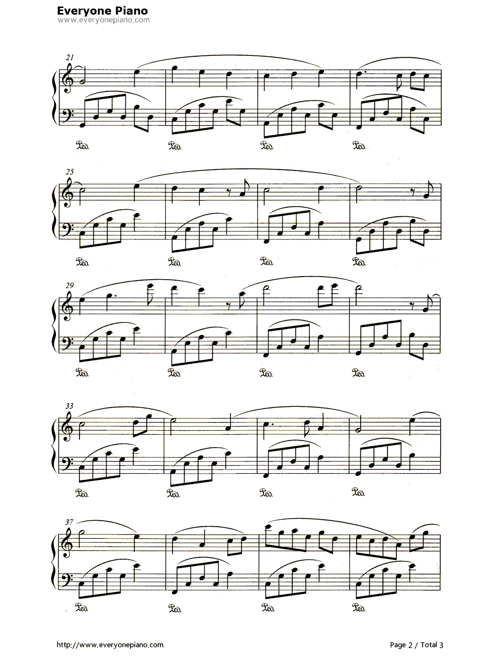 其实你不懂我的心五线谱、简谱对应版钢琴谱_童安格