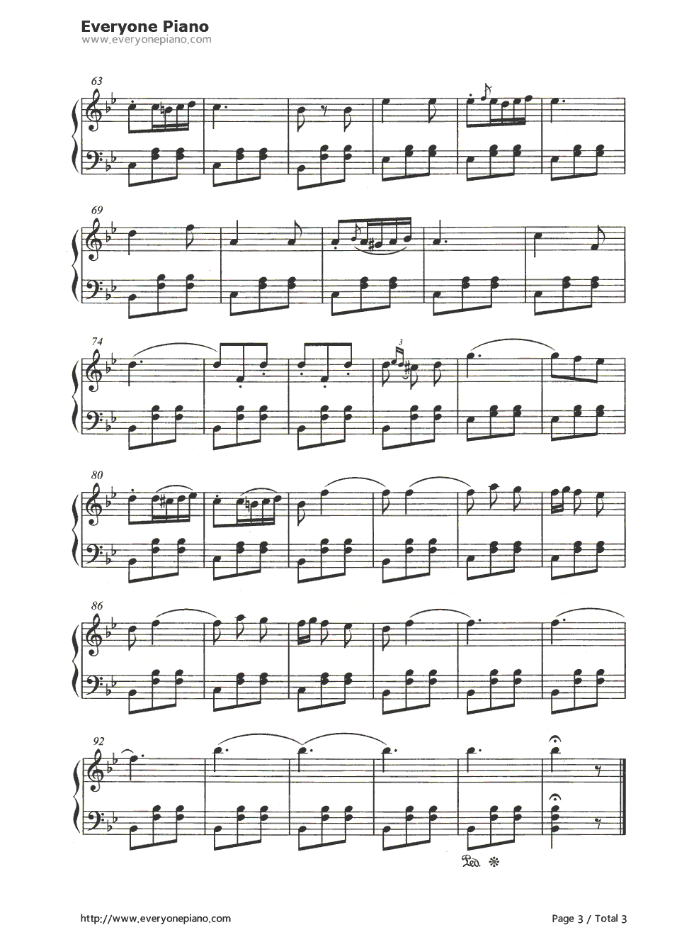 饮酒歌钢琴谱_威尔第