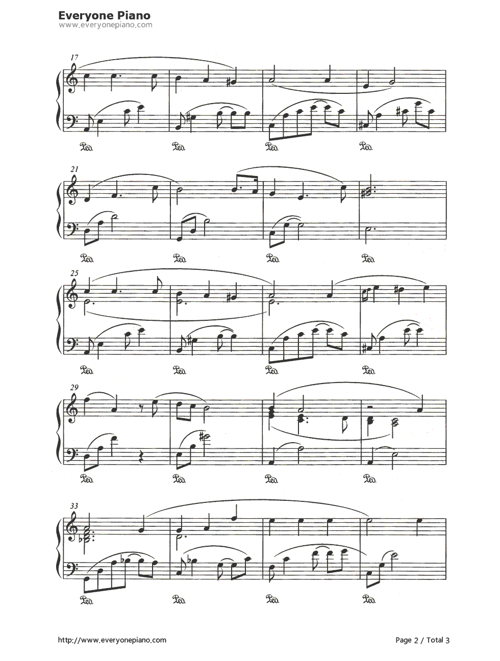 只有你钢琴谱_朴正元