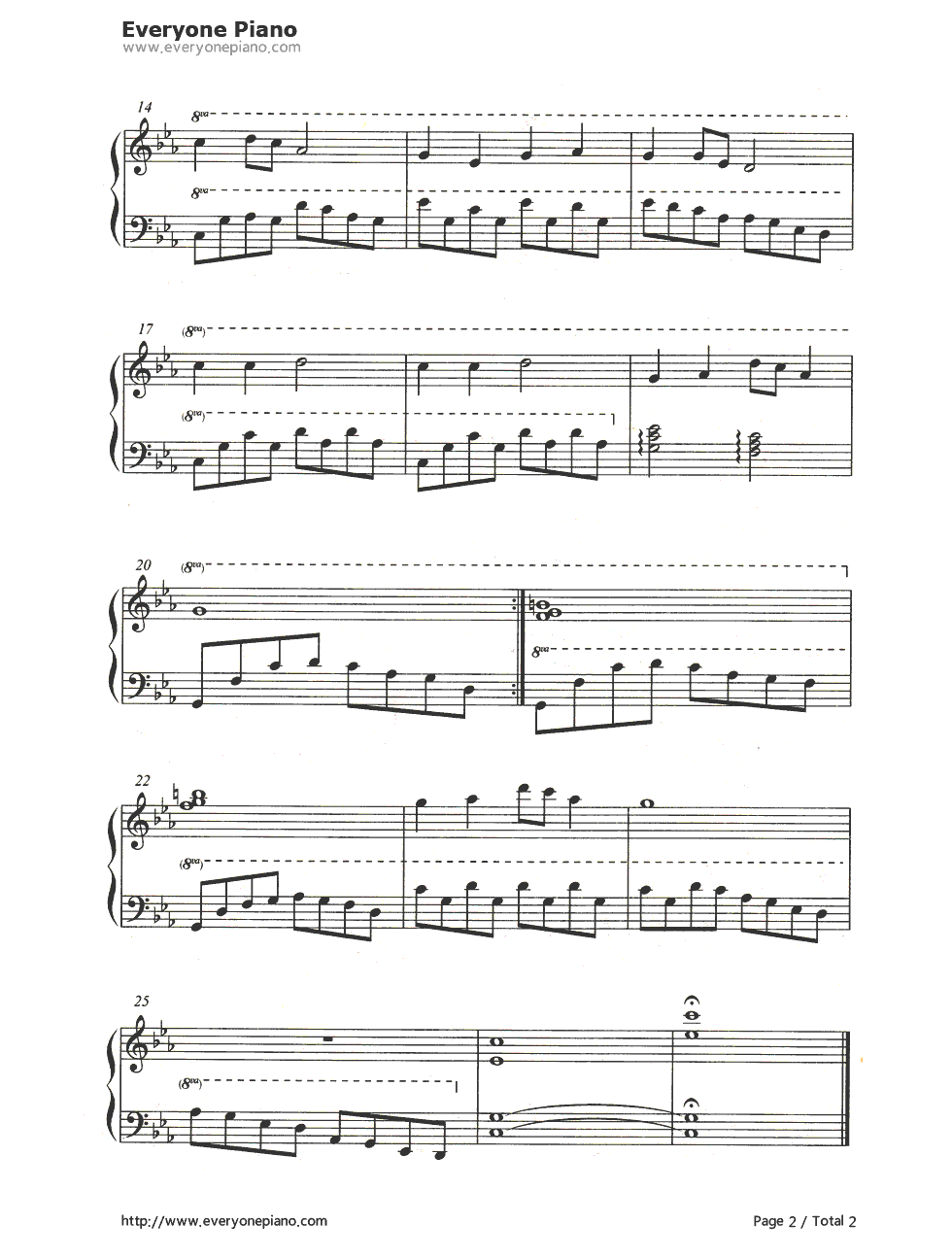 樱花（江户樱）钢琴谱_未知