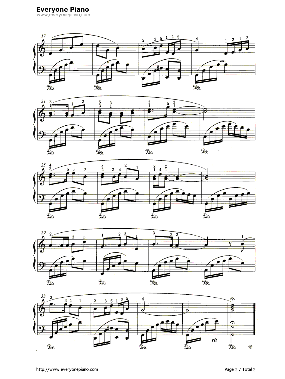 太阳最红毛主席最亲钢琴谱_卞小贞