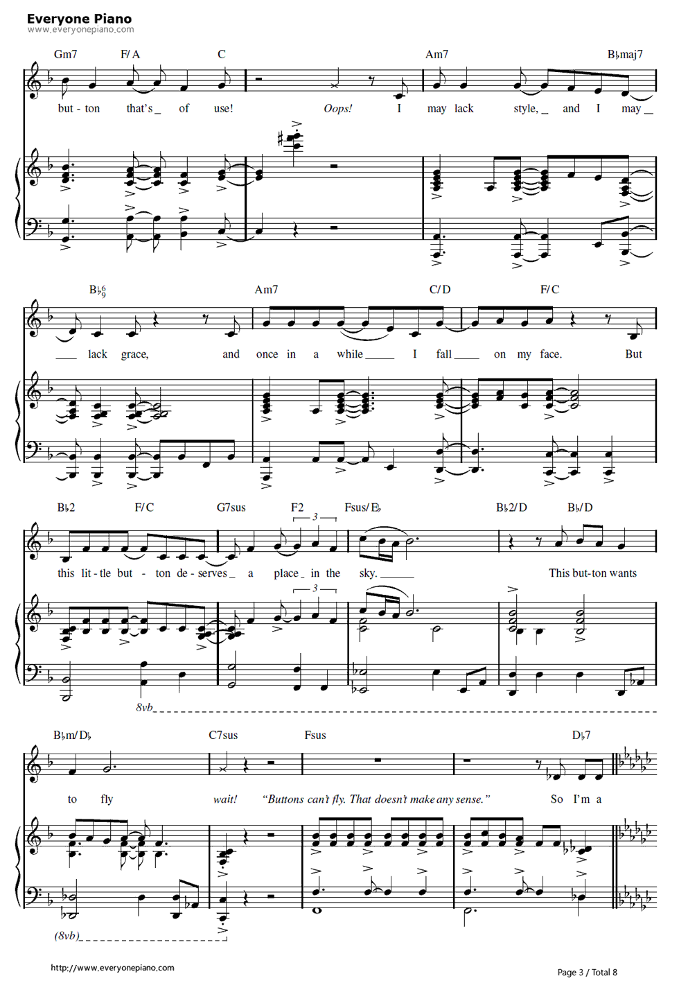 More_Than_Just_the_Spare钢琴谱_Kristen_Anderson_Lopez_&_Robert_Lopez