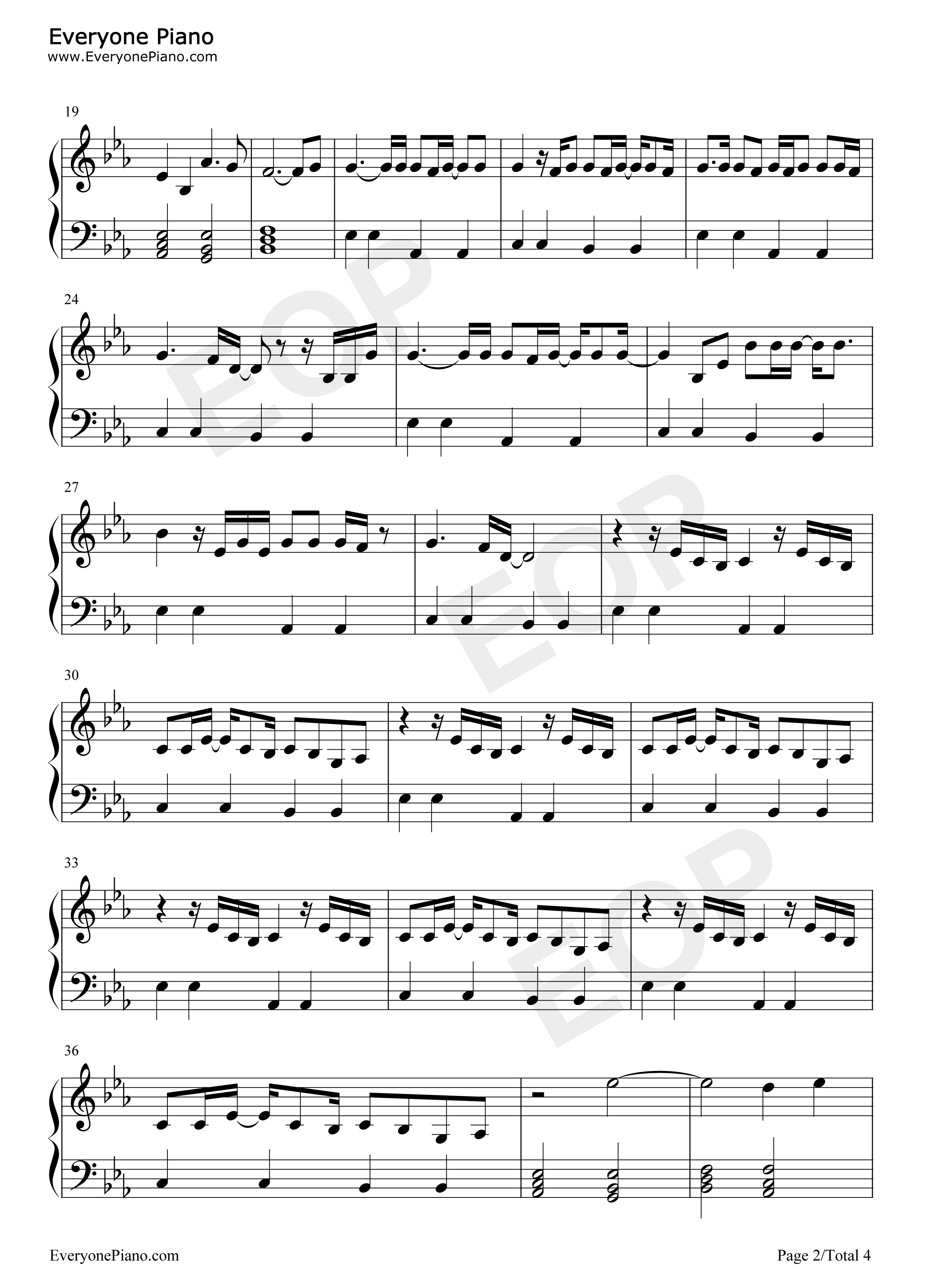 Perfume钢琴谱_Britney_Spears