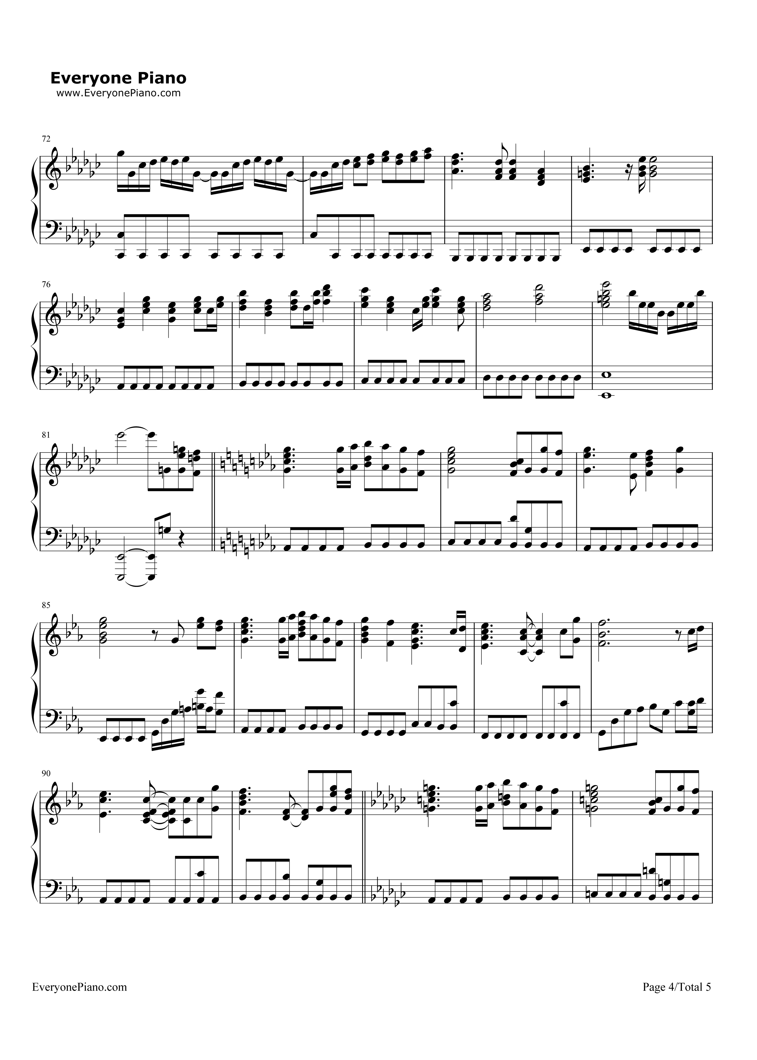 Vestige_钢琴谱_T.M._Revolution