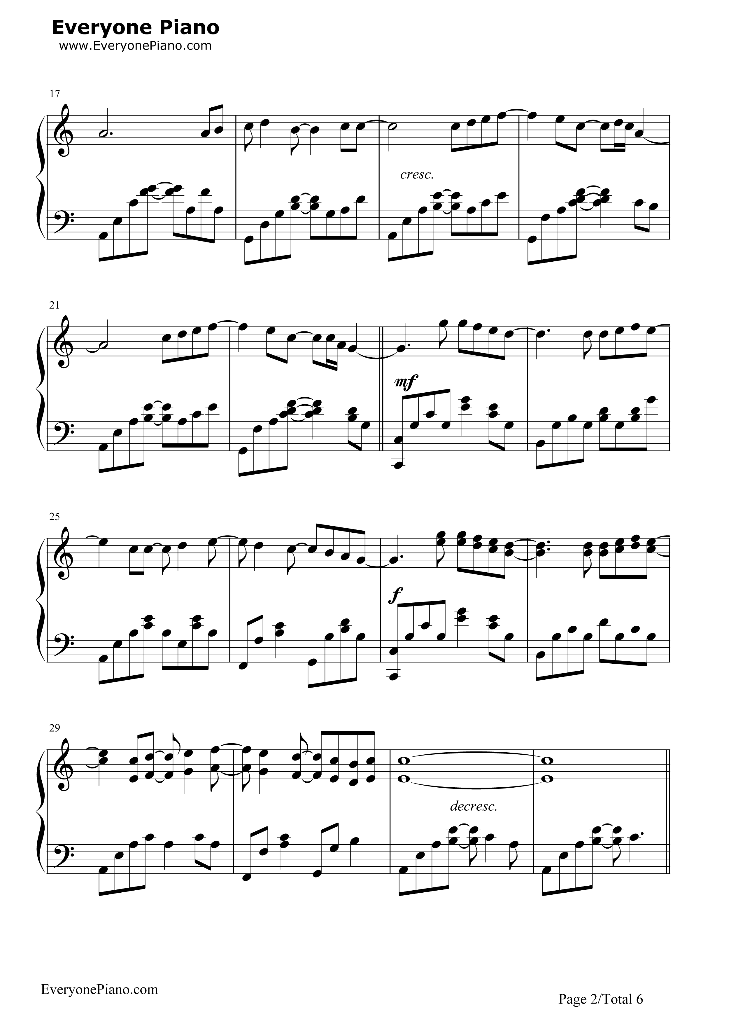 此情可待钢琴谱_Richard_Marx