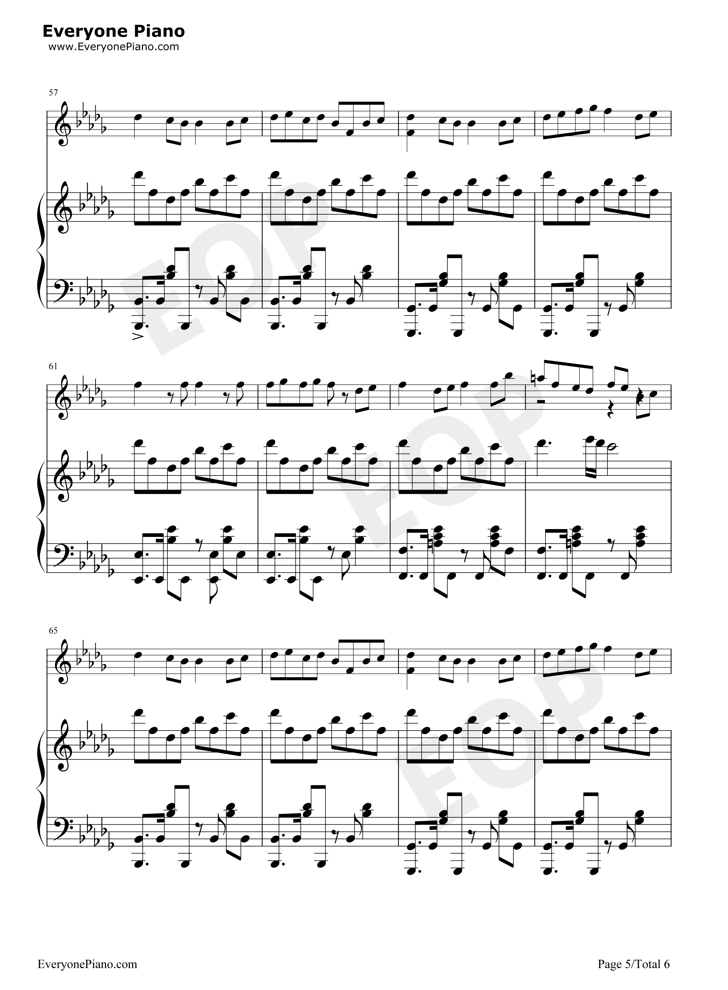 杀手 钢琴谱_林俊杰