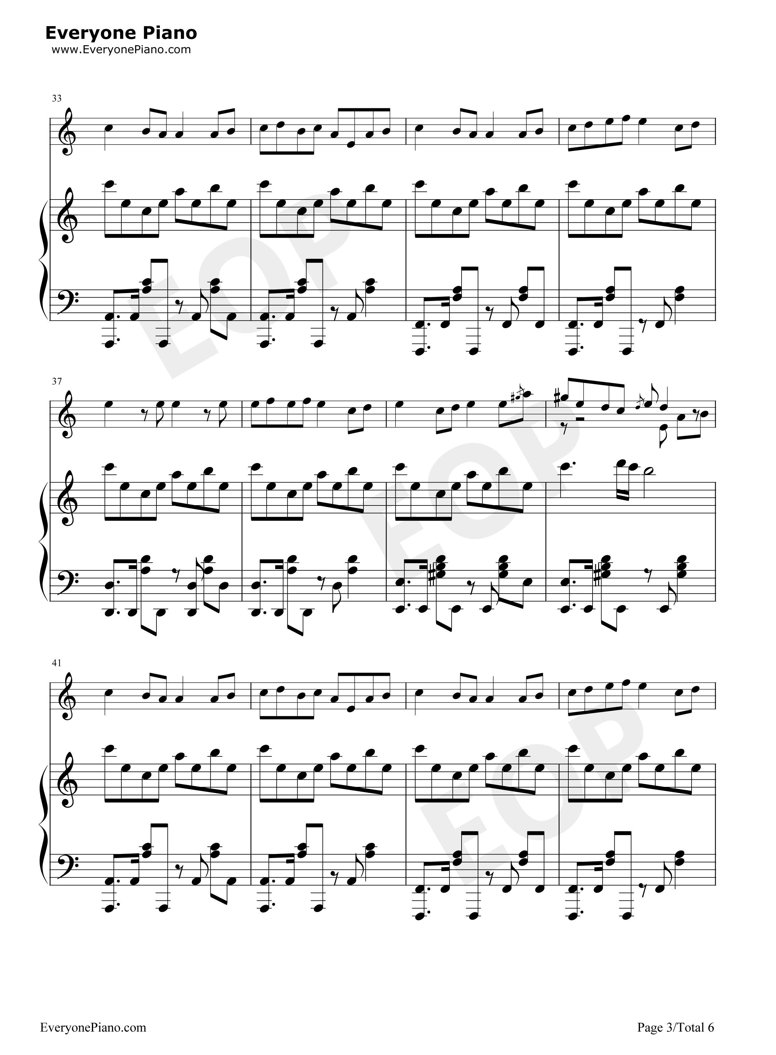 杀手 钢琴谱_林俊杰