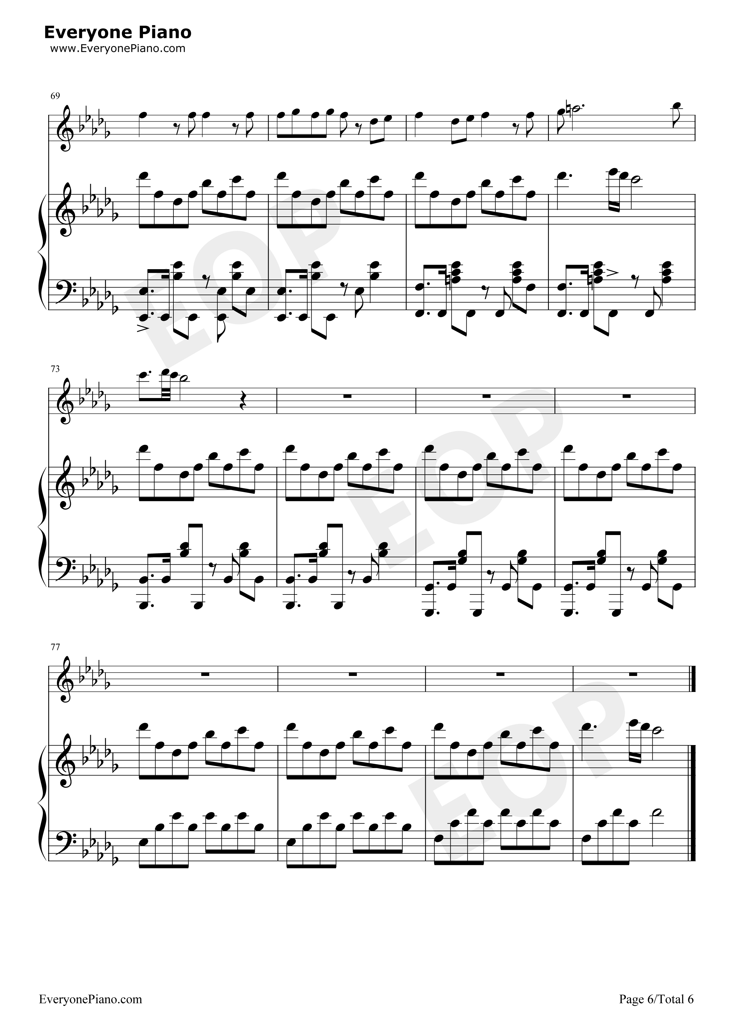 杀手 钢琴谱_林俊杰