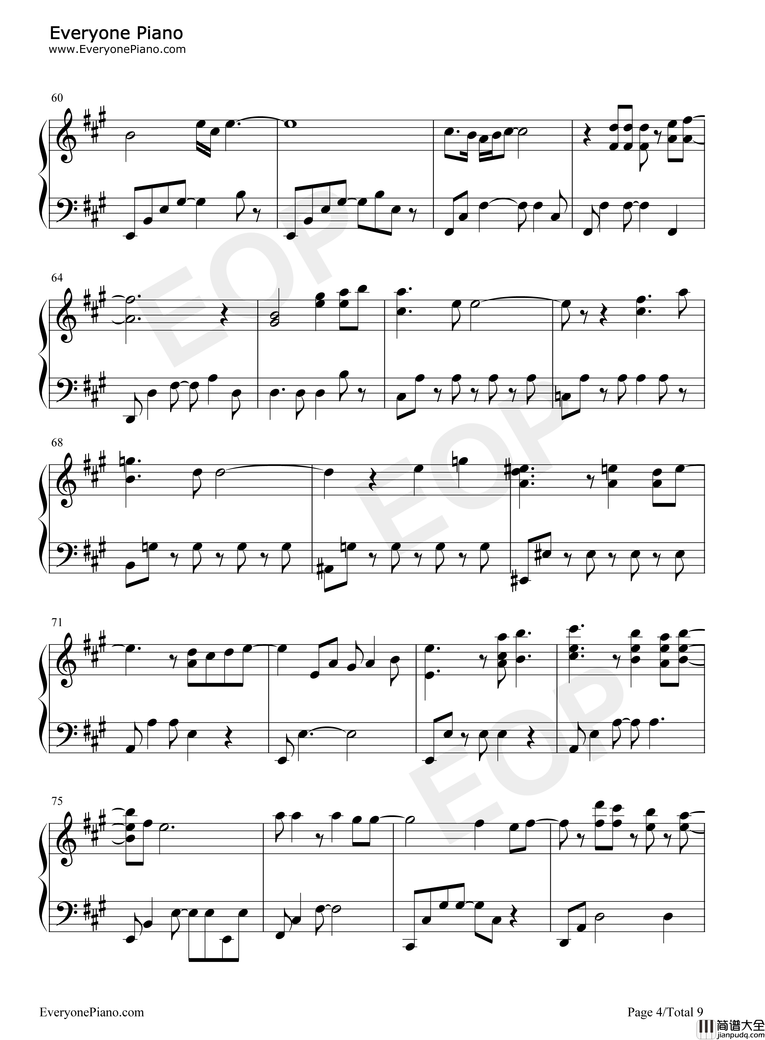 To_Love_You_More钢琴谱_Celine_Dion