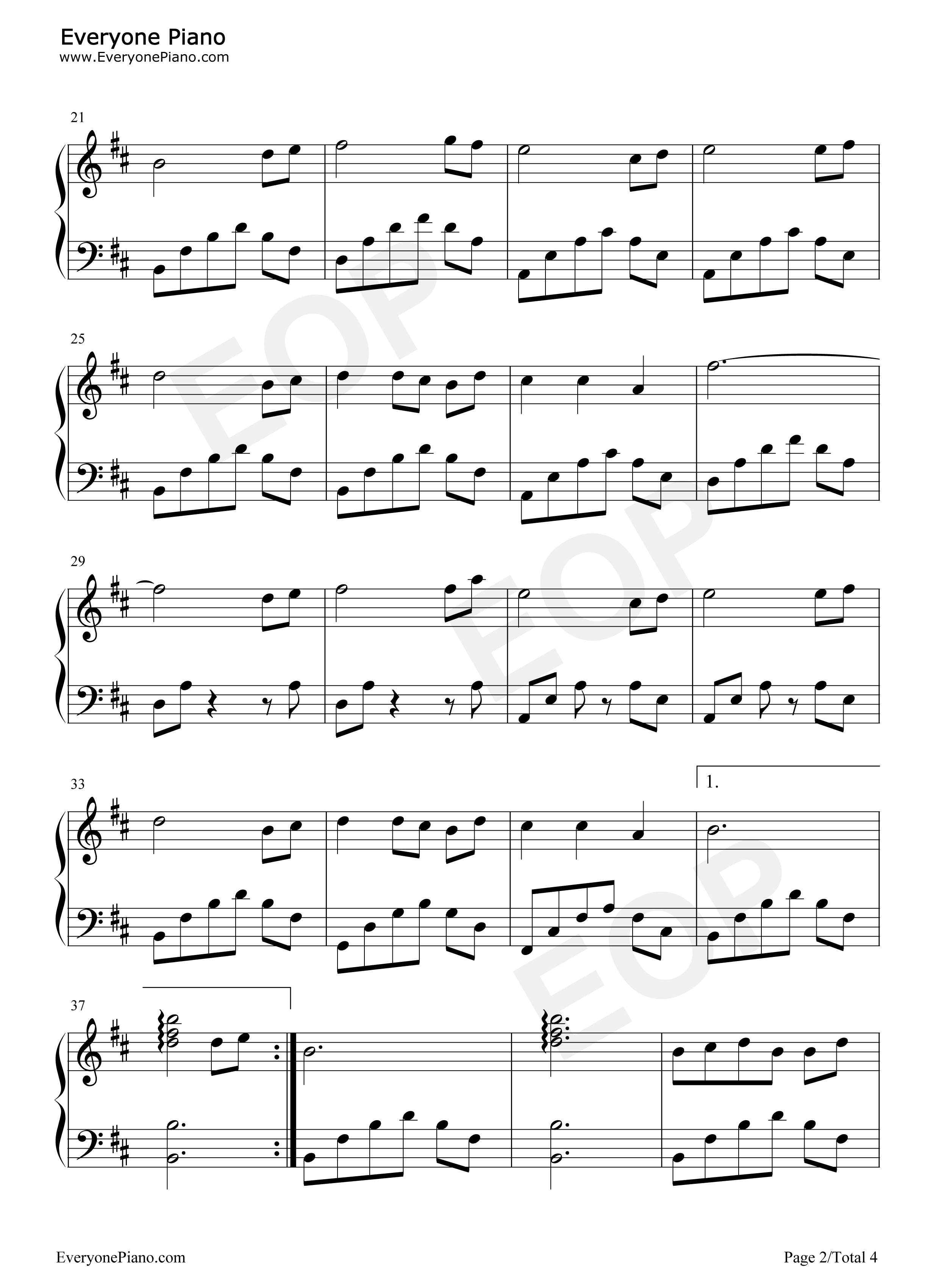 心愿钢琴谱_王泽