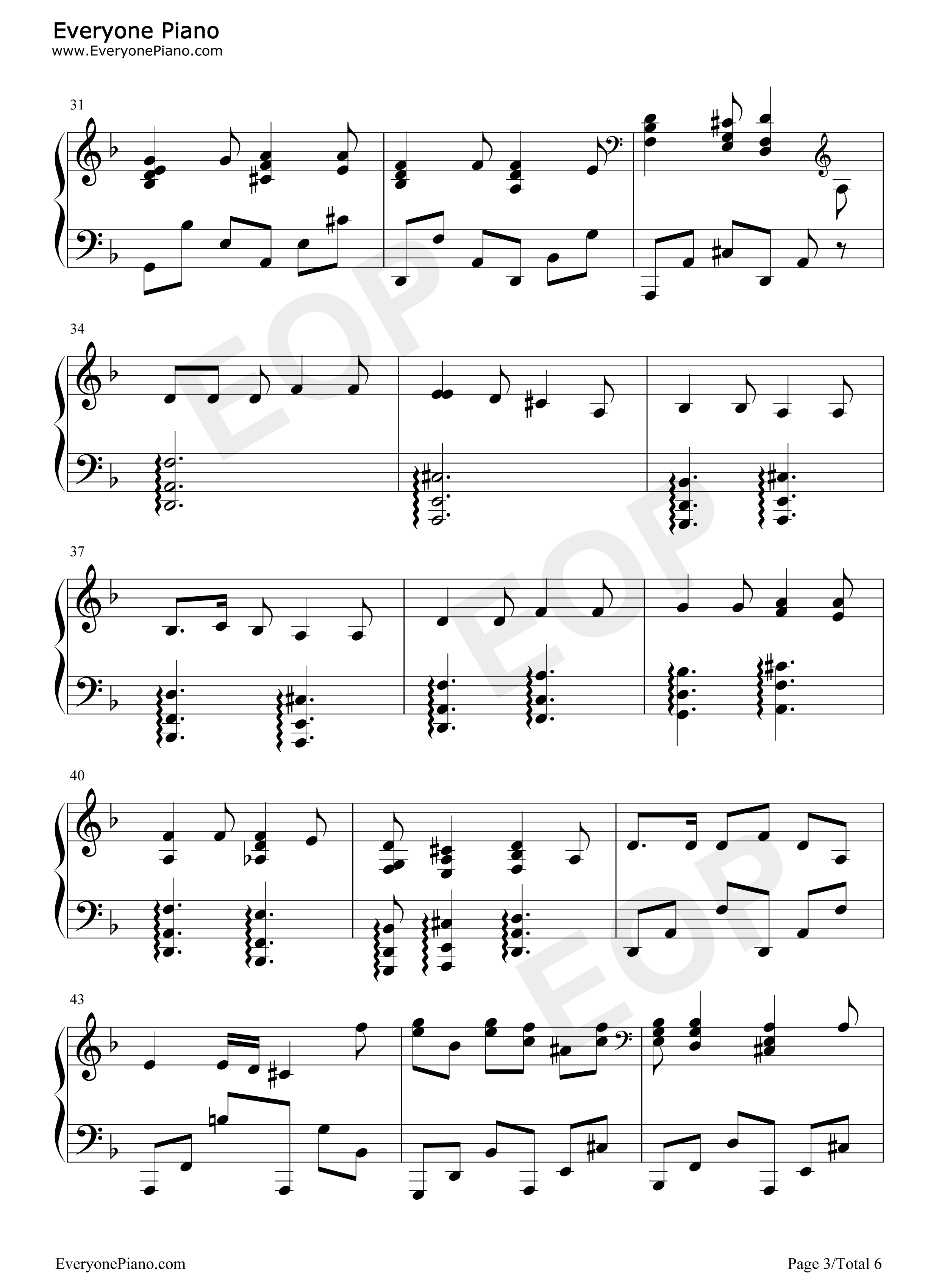 Far_over_the_Misty_Mountains_Cold钢琴谱_Tolkien