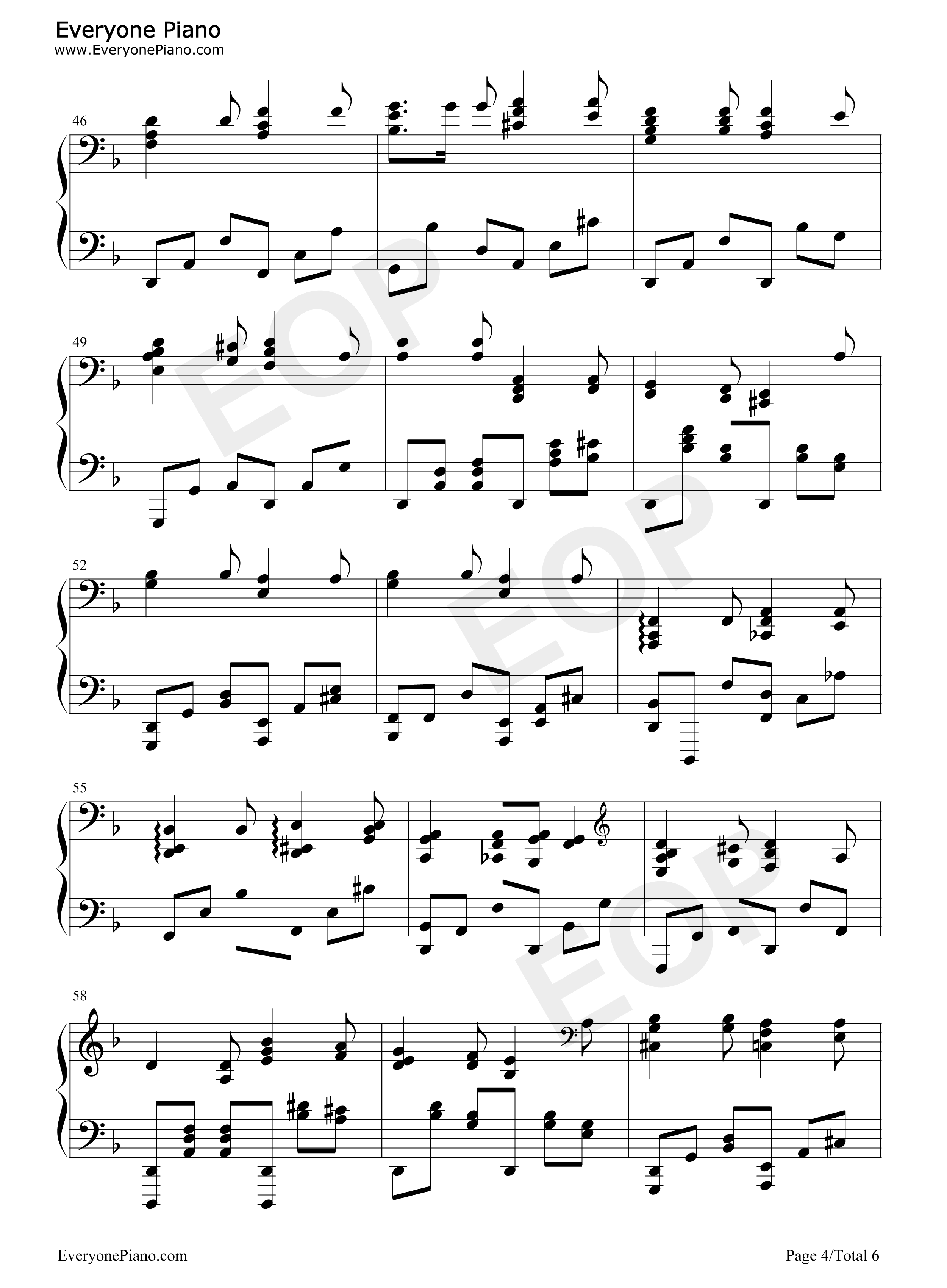 Far_over_the_Misty_Mountains_Cold钢琴谱_Tolkien