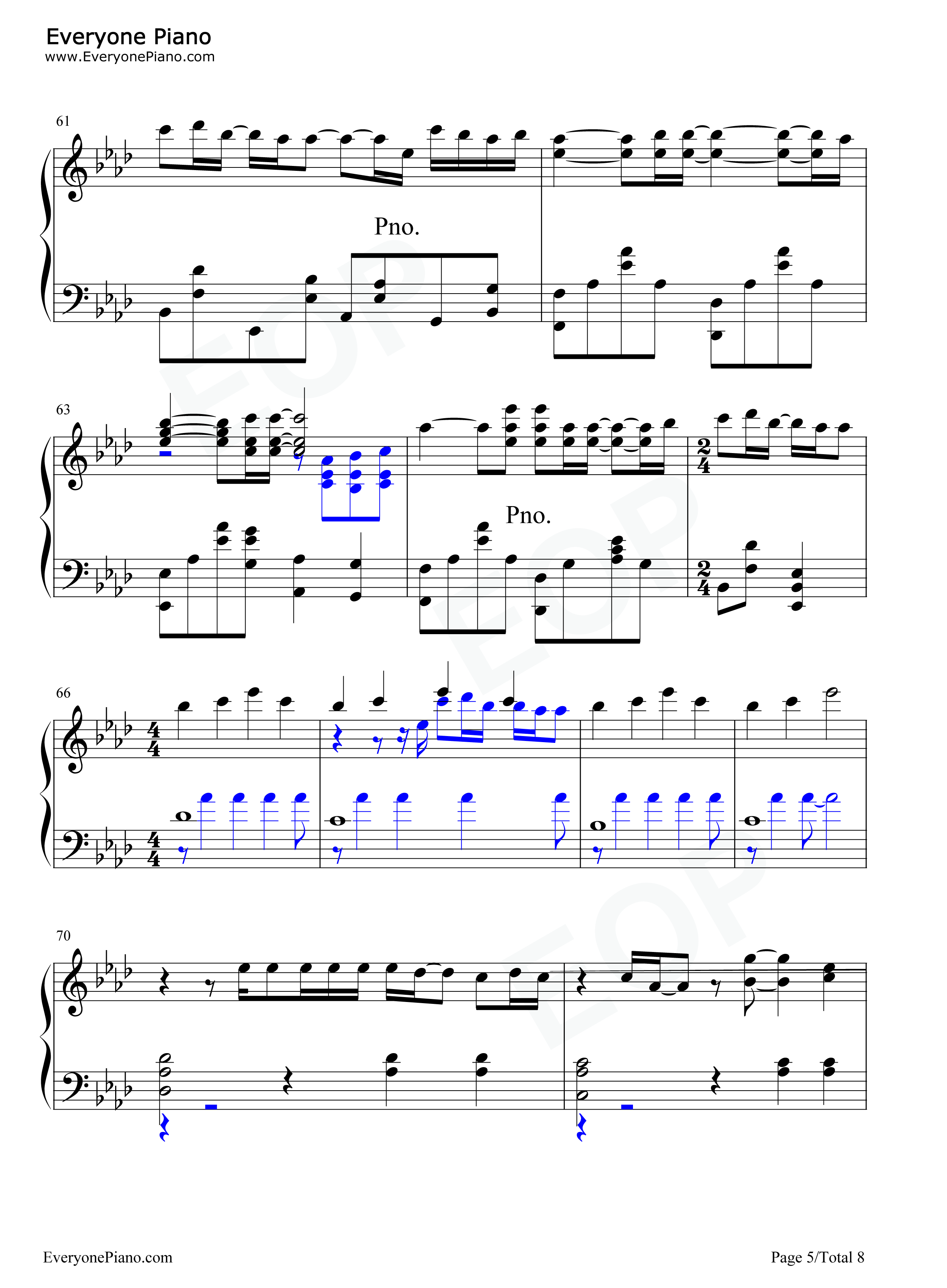 银色飞行船钢琴谱_supercell