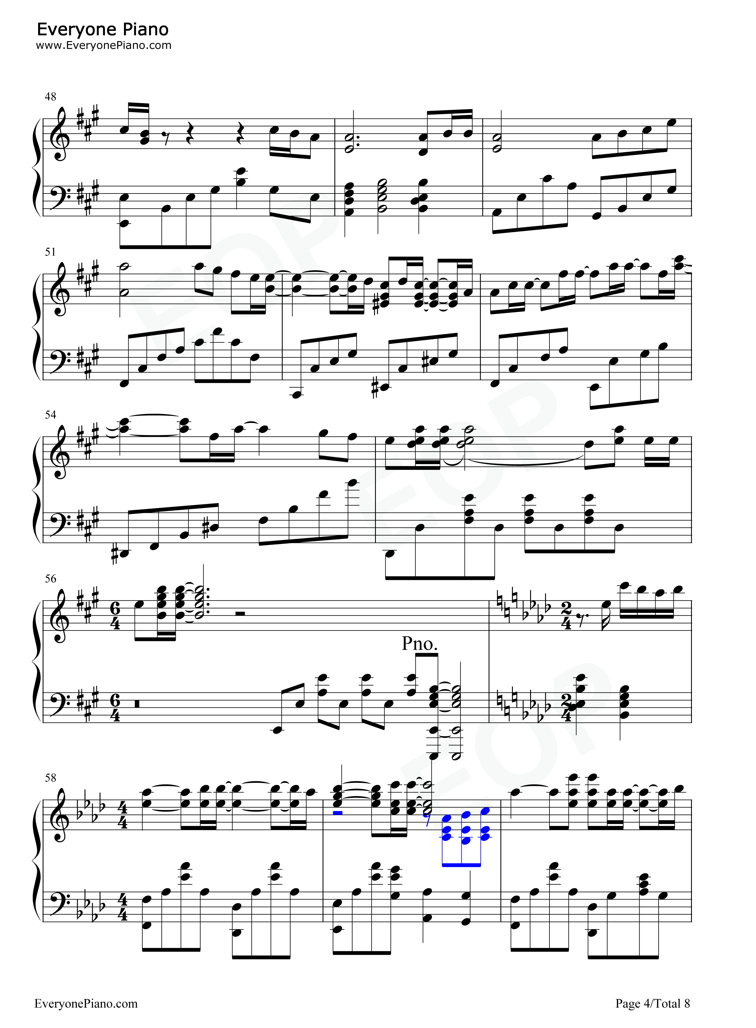 银色飞行船钢琴谱_supercell