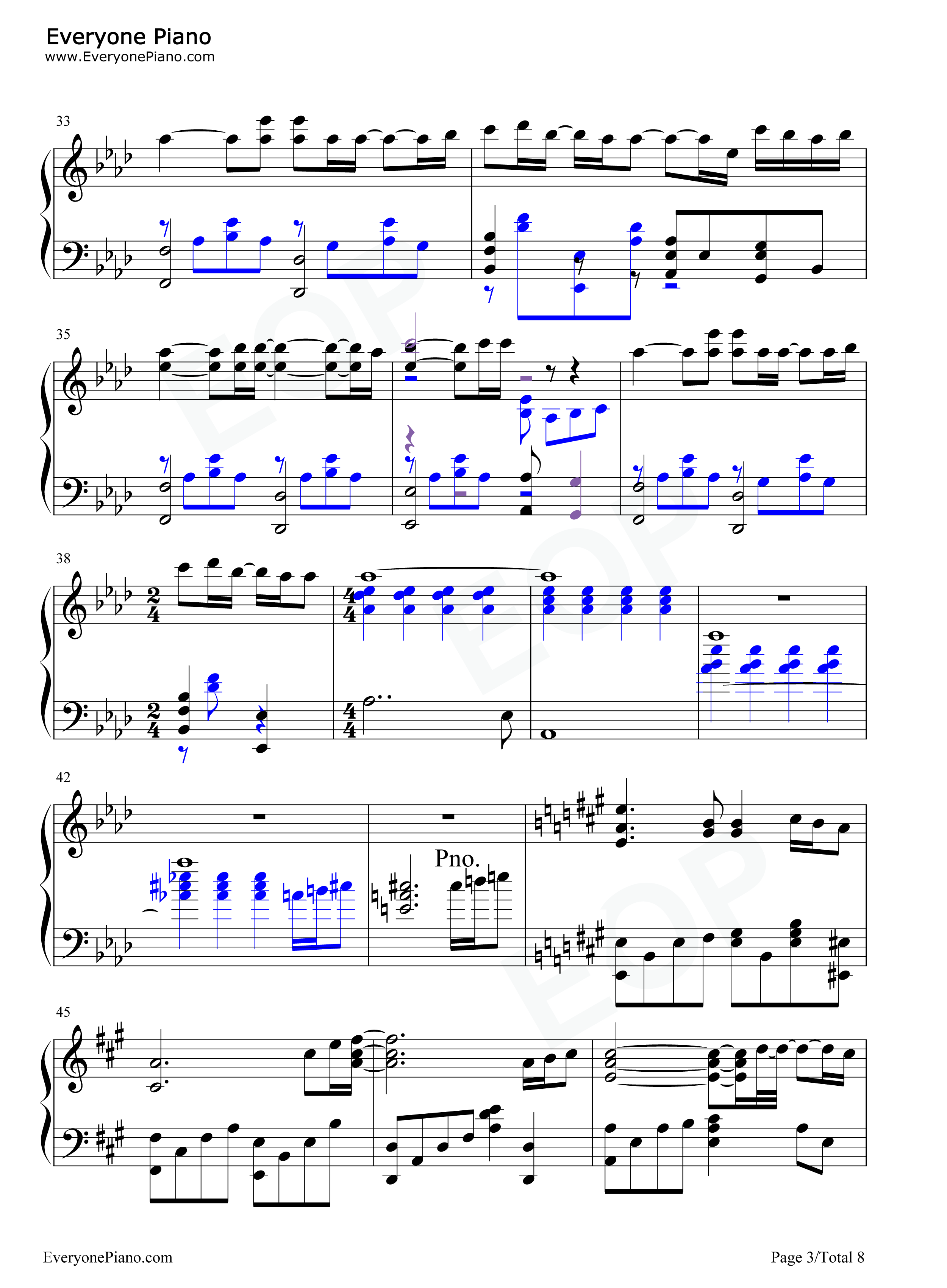 银色飞行船钢琴谱_supercell