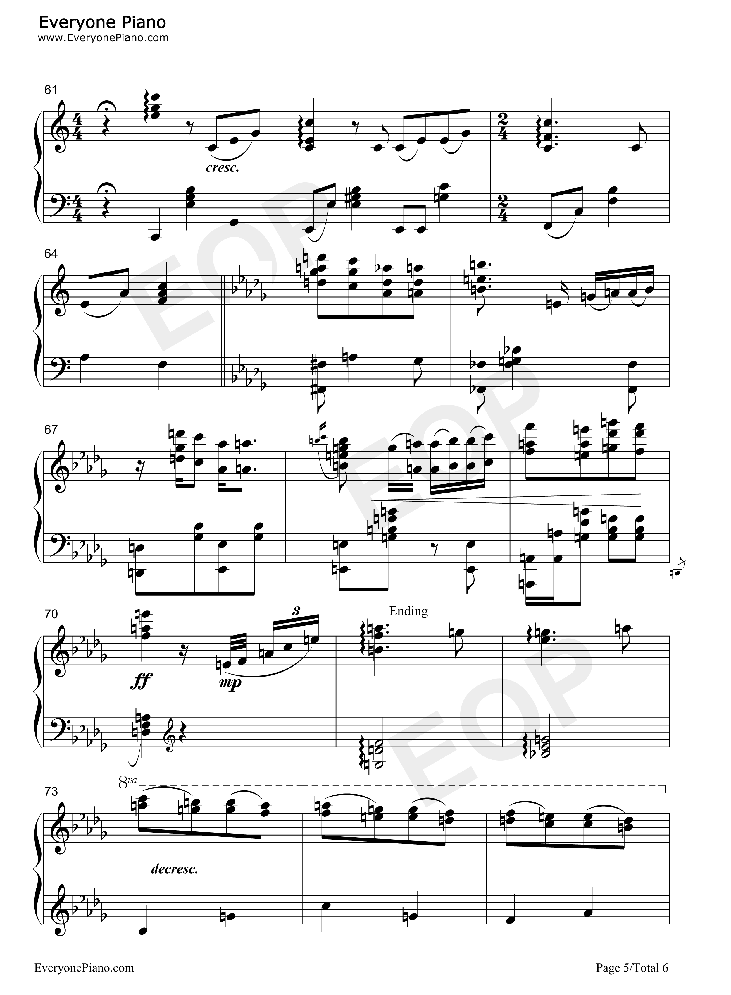 Smoke_Gets_in_Your_Eyes钢琴谱_Jerome_Kern