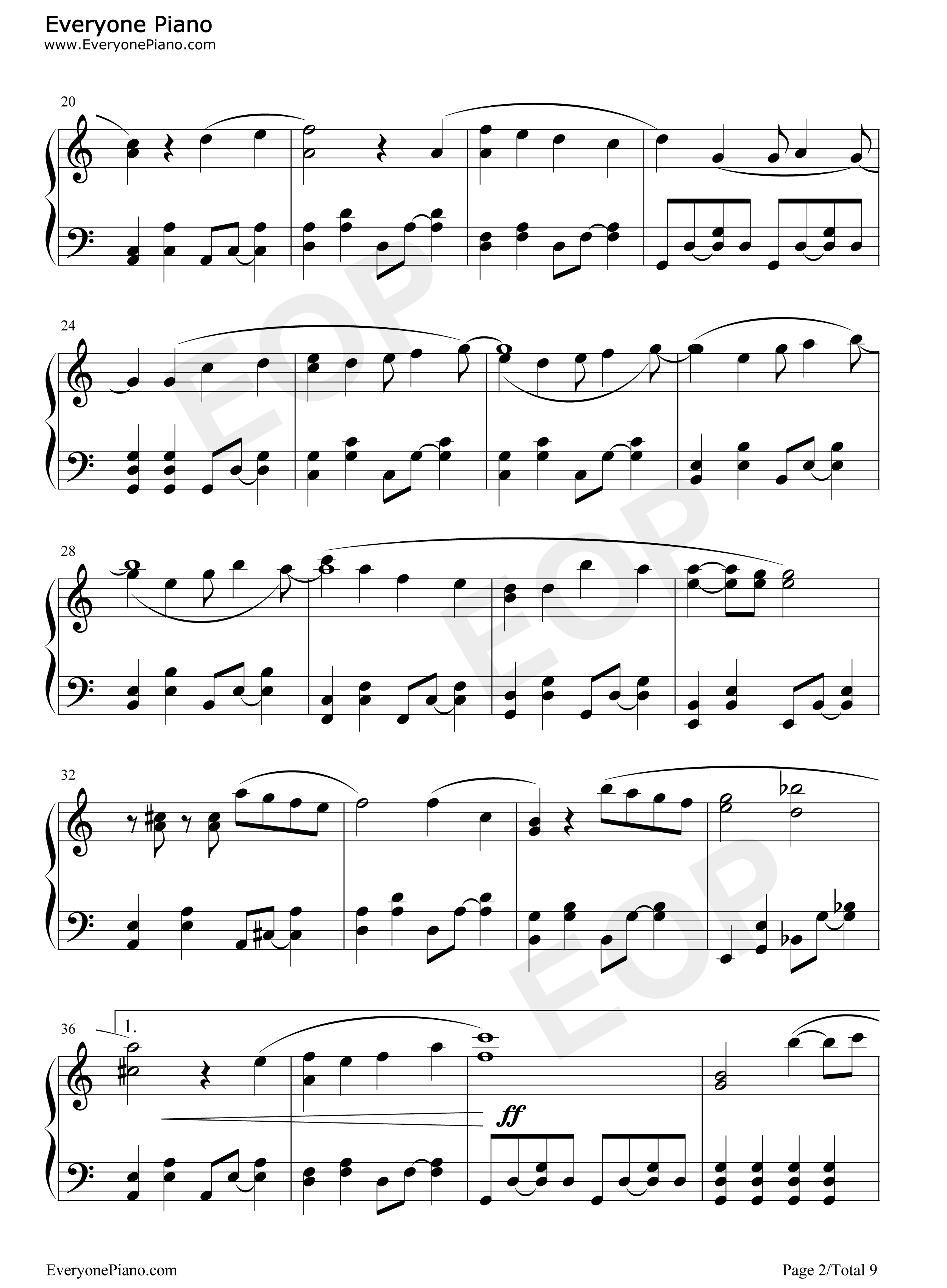 铃悬なんちゃら钢琴谱_AKB48