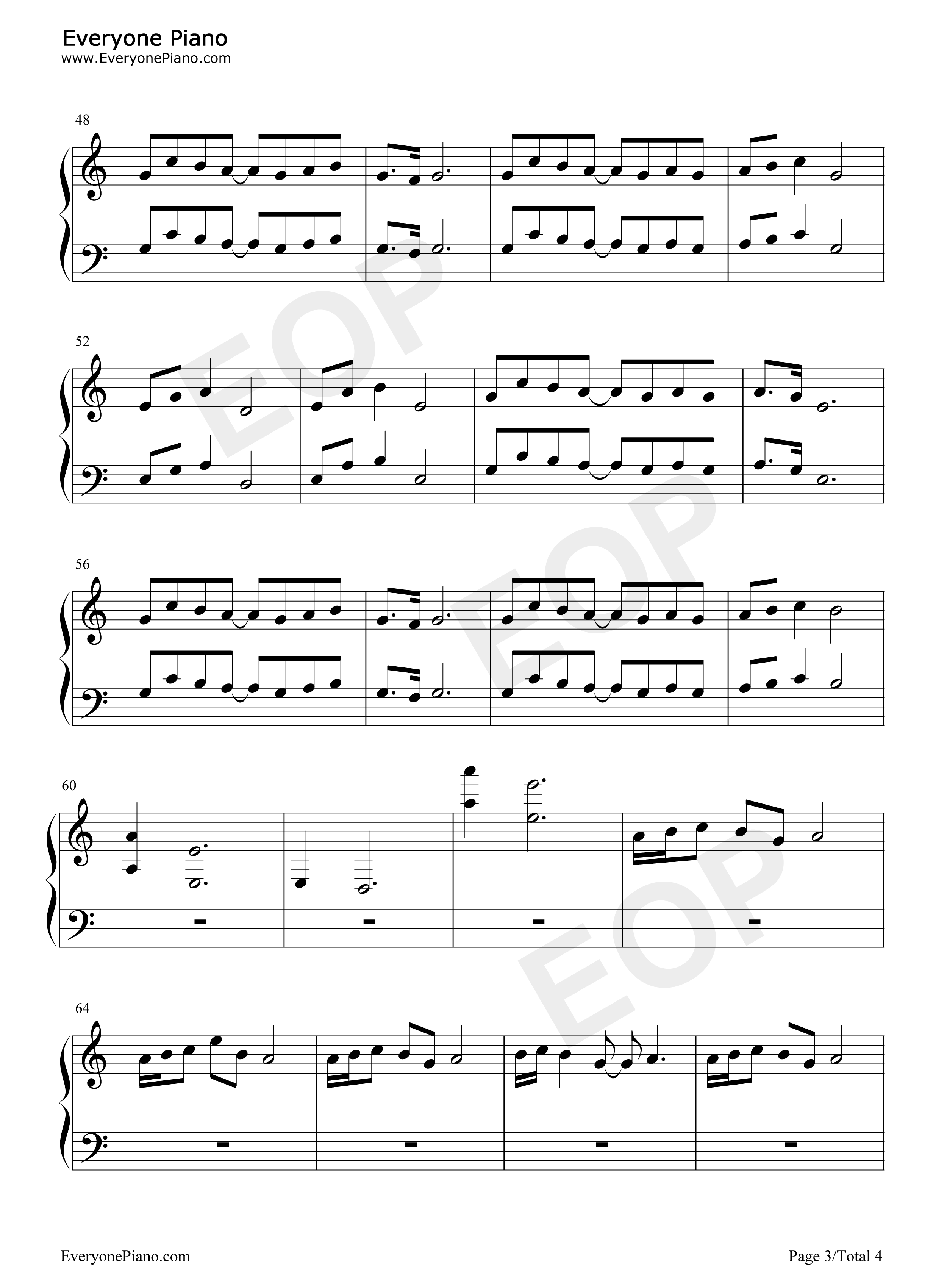 栄の活躍钢琴谱_松本晃彦