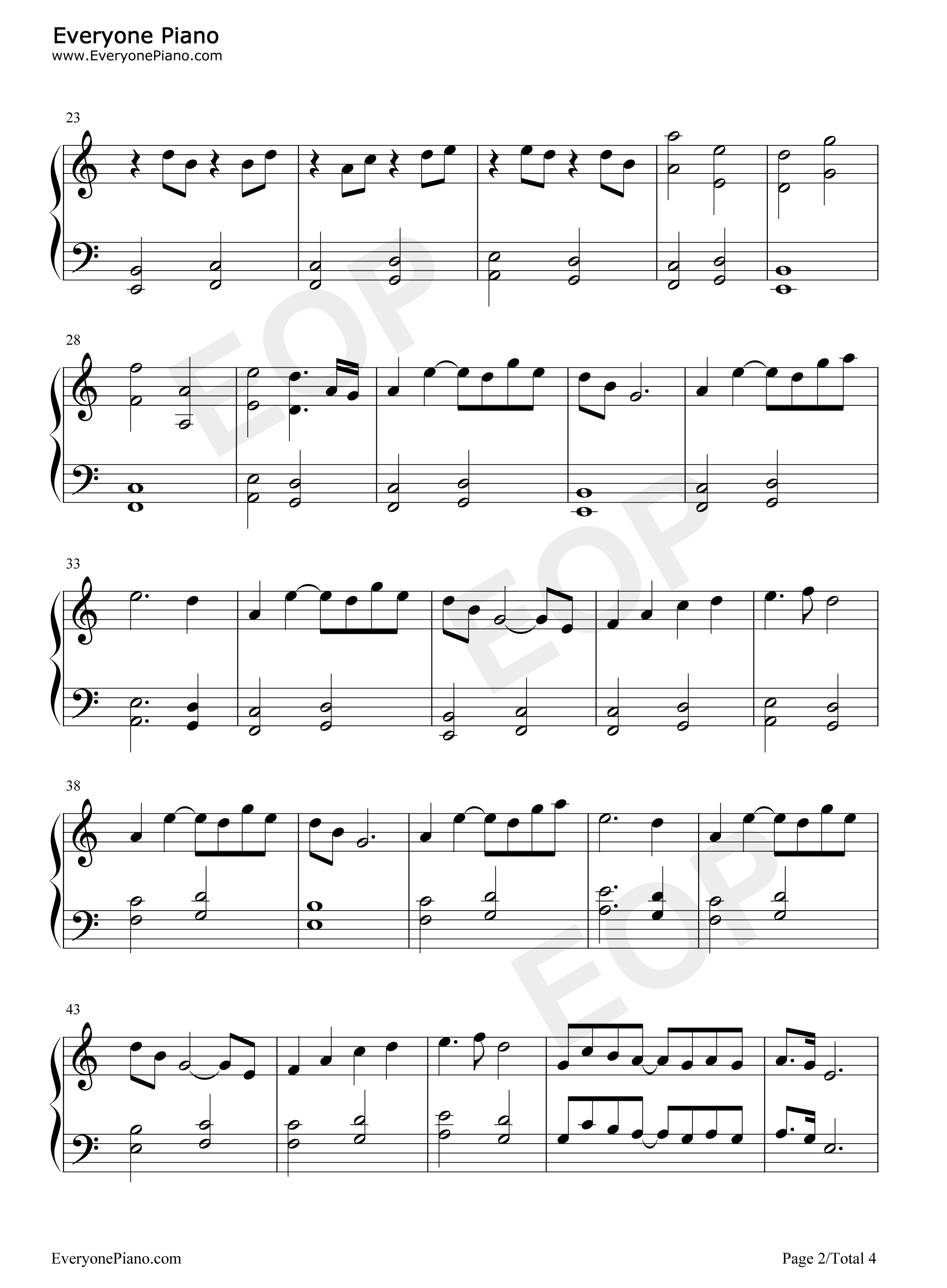 栄の活躍钢琴谱_松本晃彦