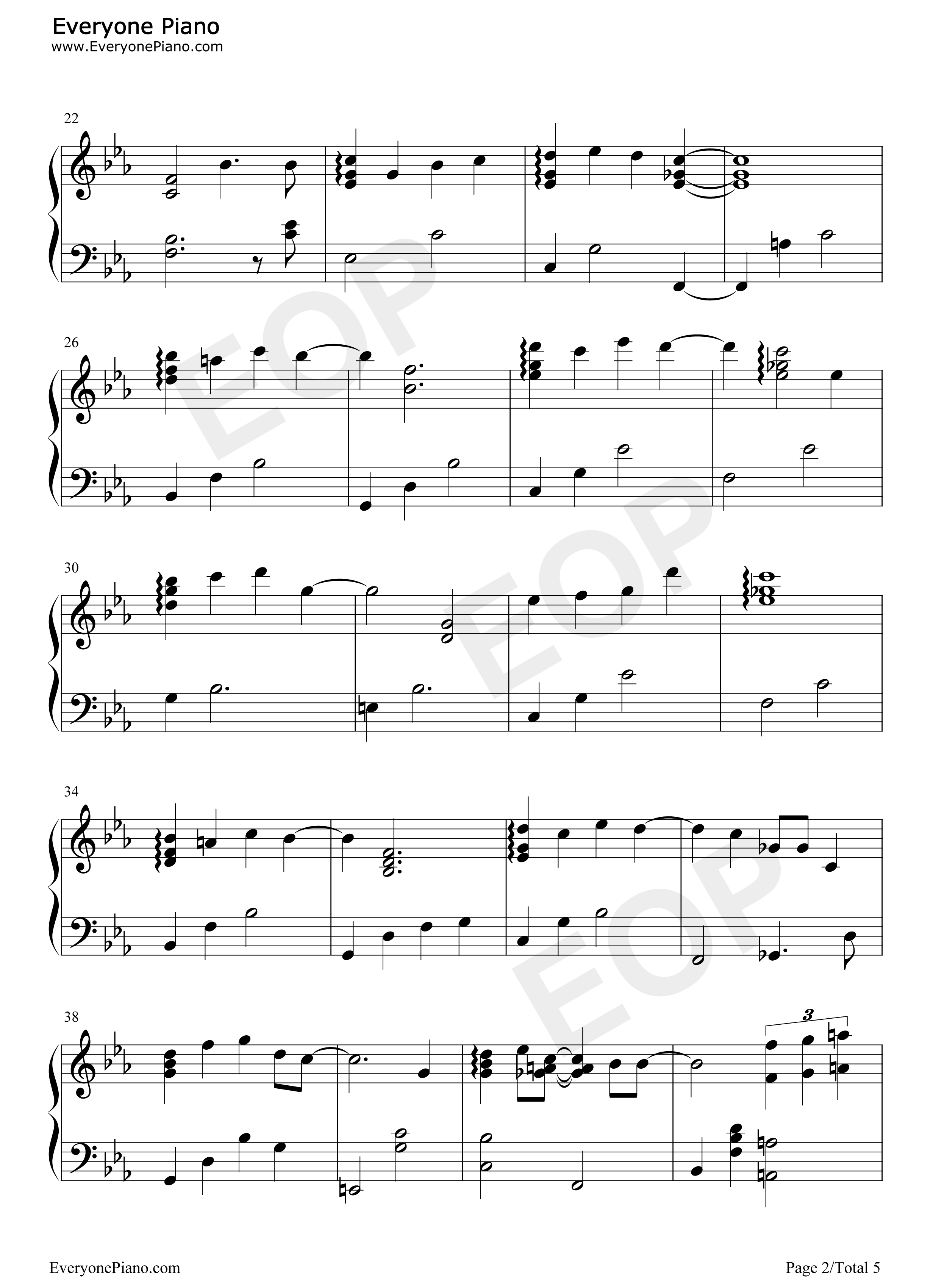 さよならは_言わない钢琴谱_小田和正