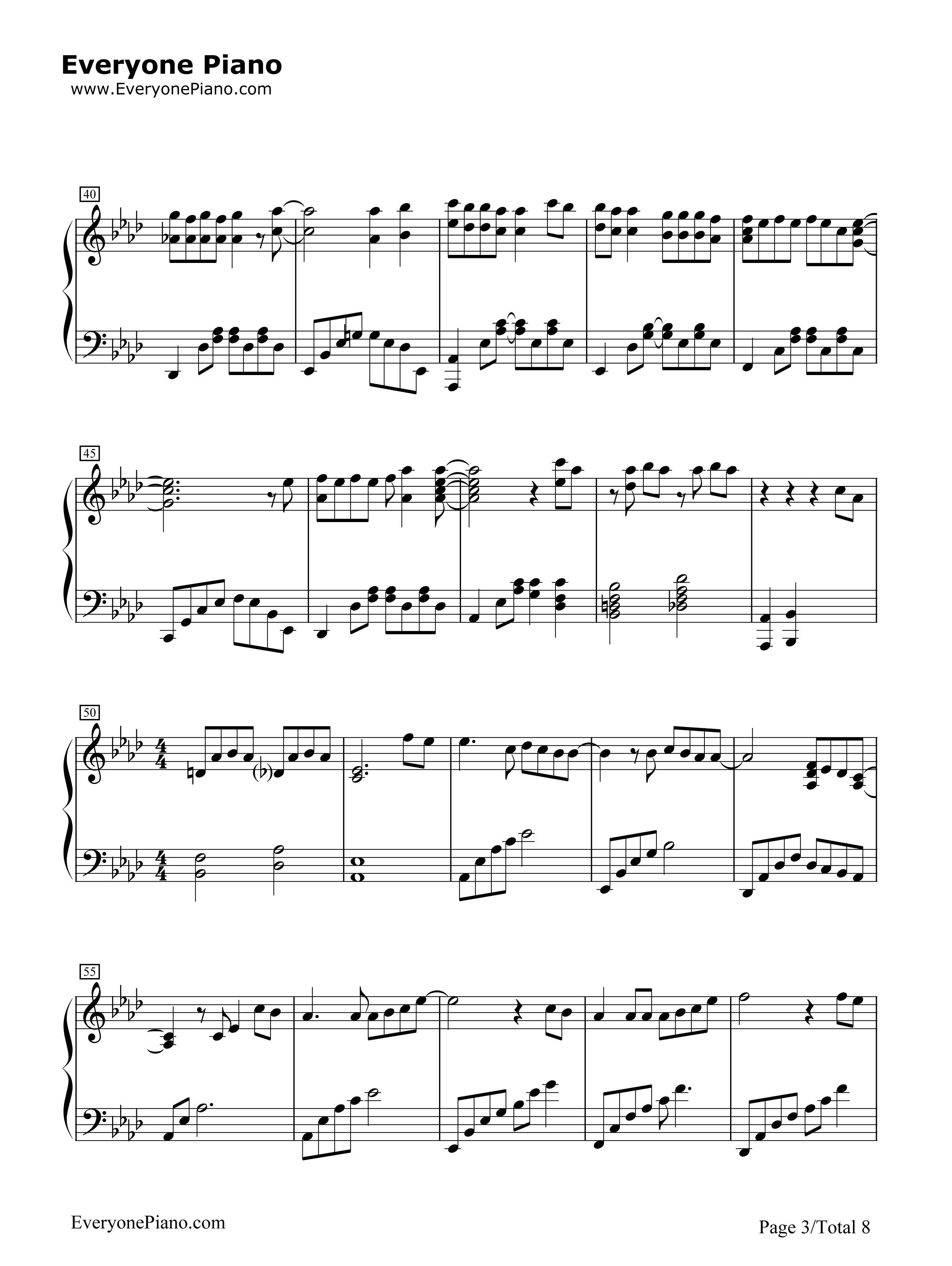 手纸_～拝启_十五の君へ～Angela_Aki钢琴谱_Angela_Aki