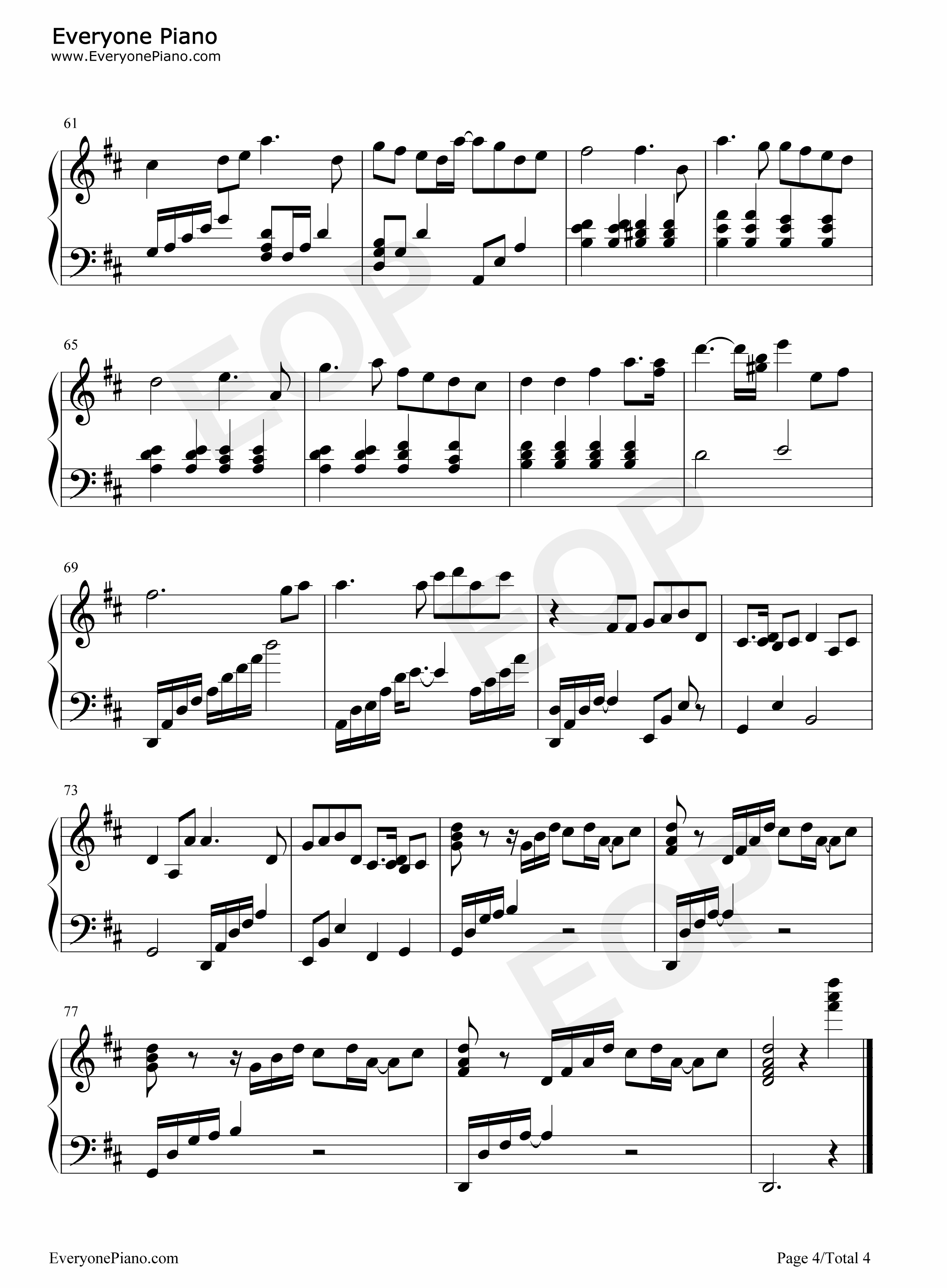 Key_to_My_Heart钢琴谱_倉木麻衣