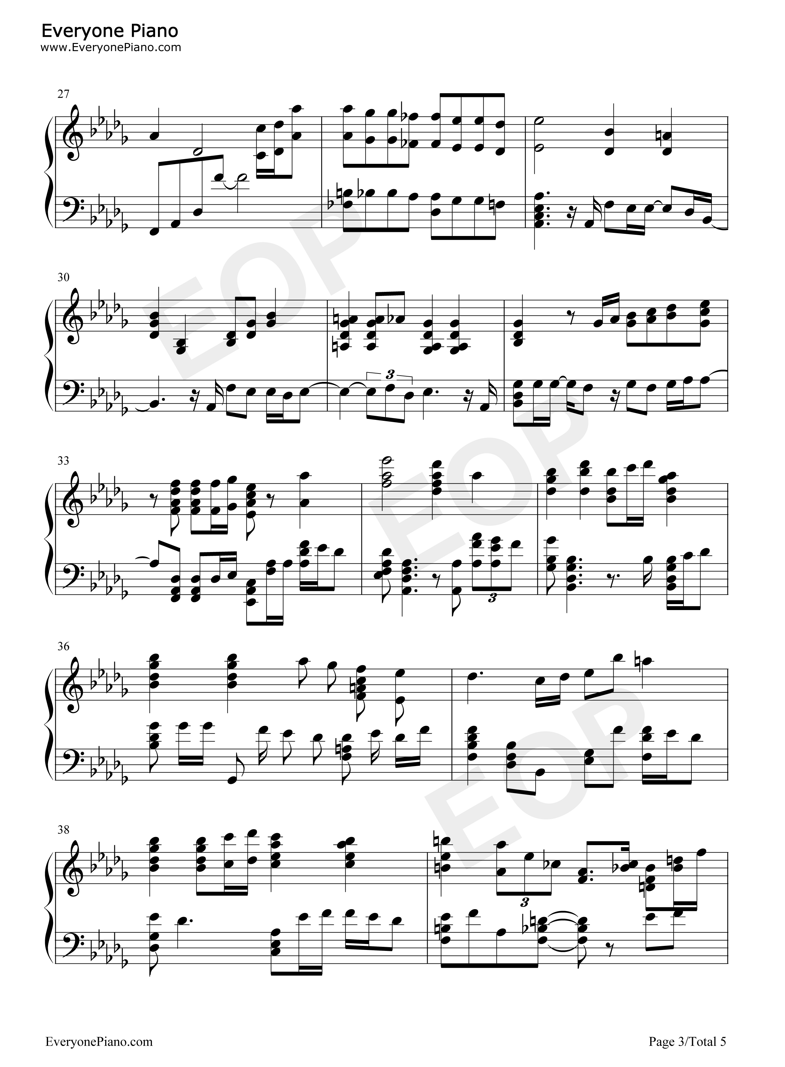 It_Has_to_be_You钢琴谱_Ye_Sung　艺声(Super_Junior)