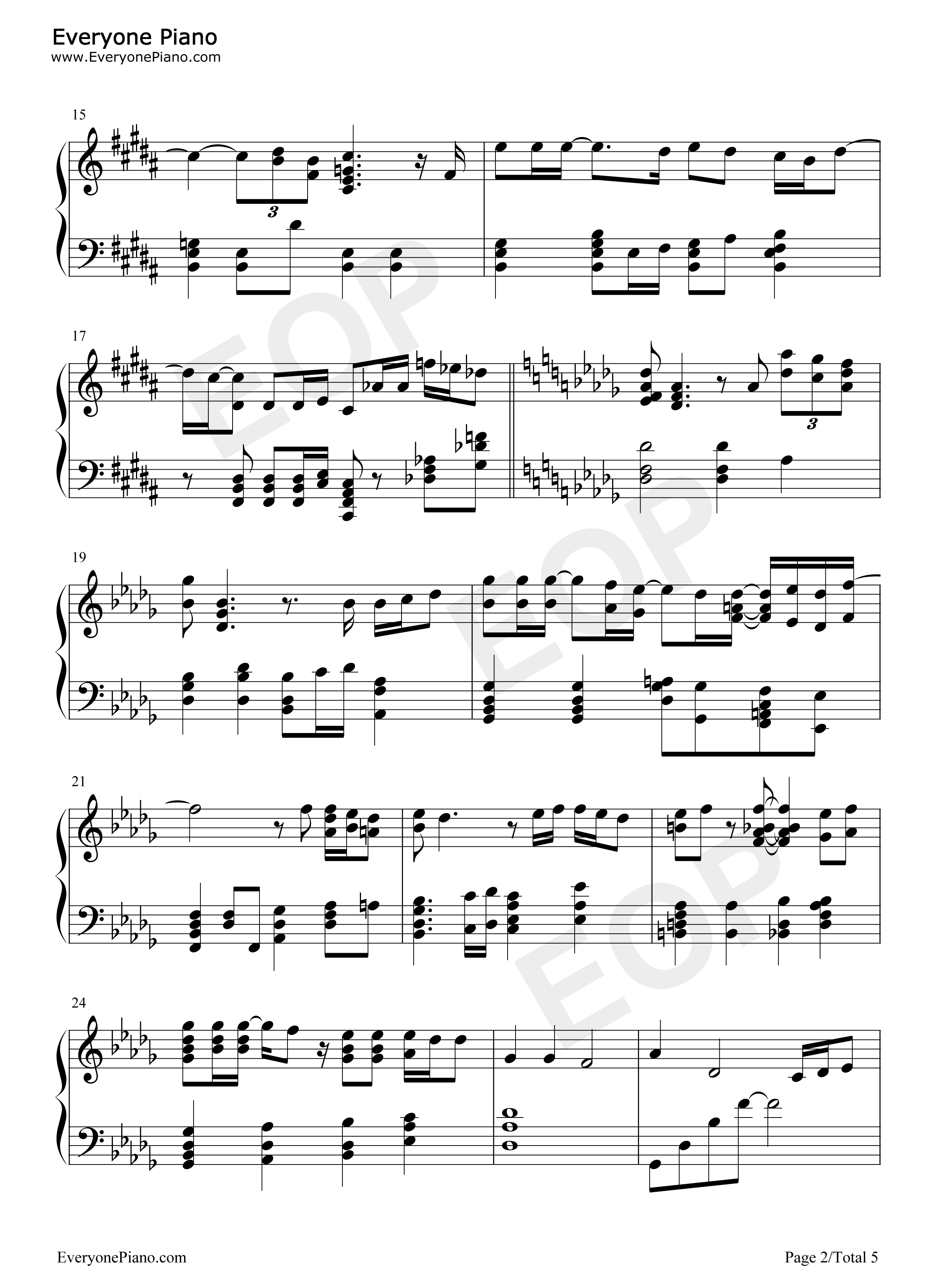 It_Has_to_be_You钢琴谱_Ye_Sung　艺声(Super_Junior)