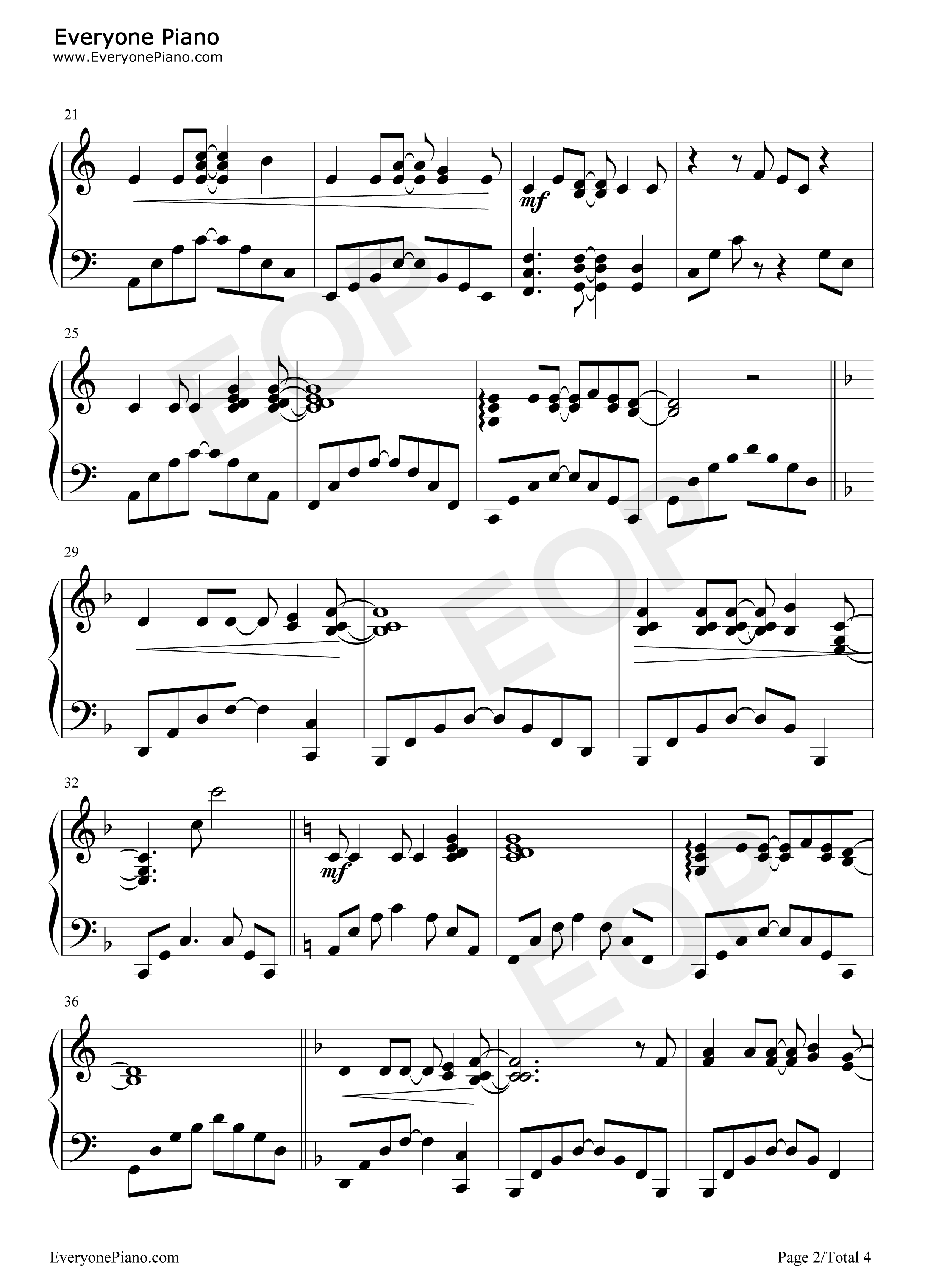 Glitter钢琴谱_森永真由美