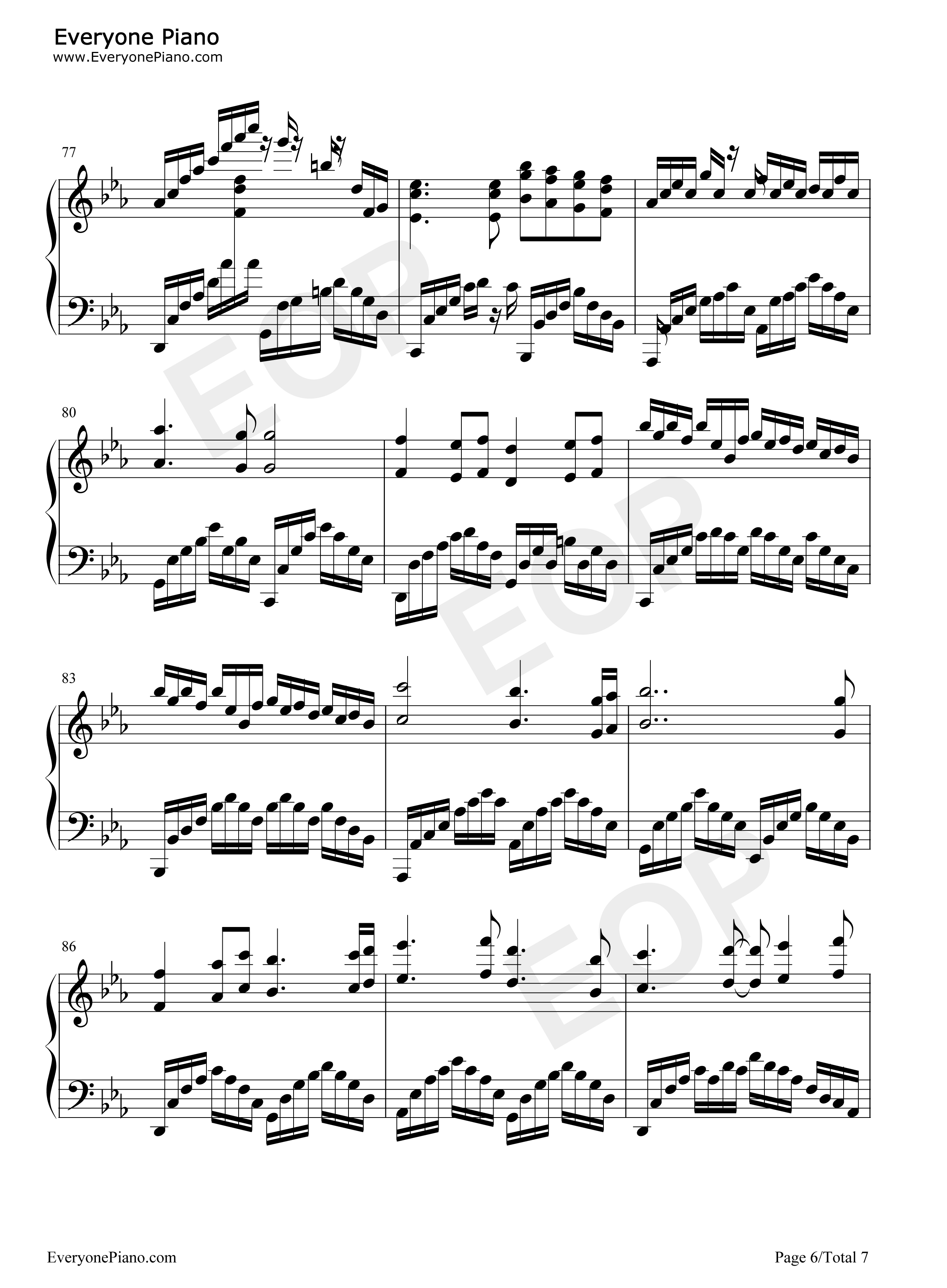 空は高く风は歌う钢琴谱_春奈るな