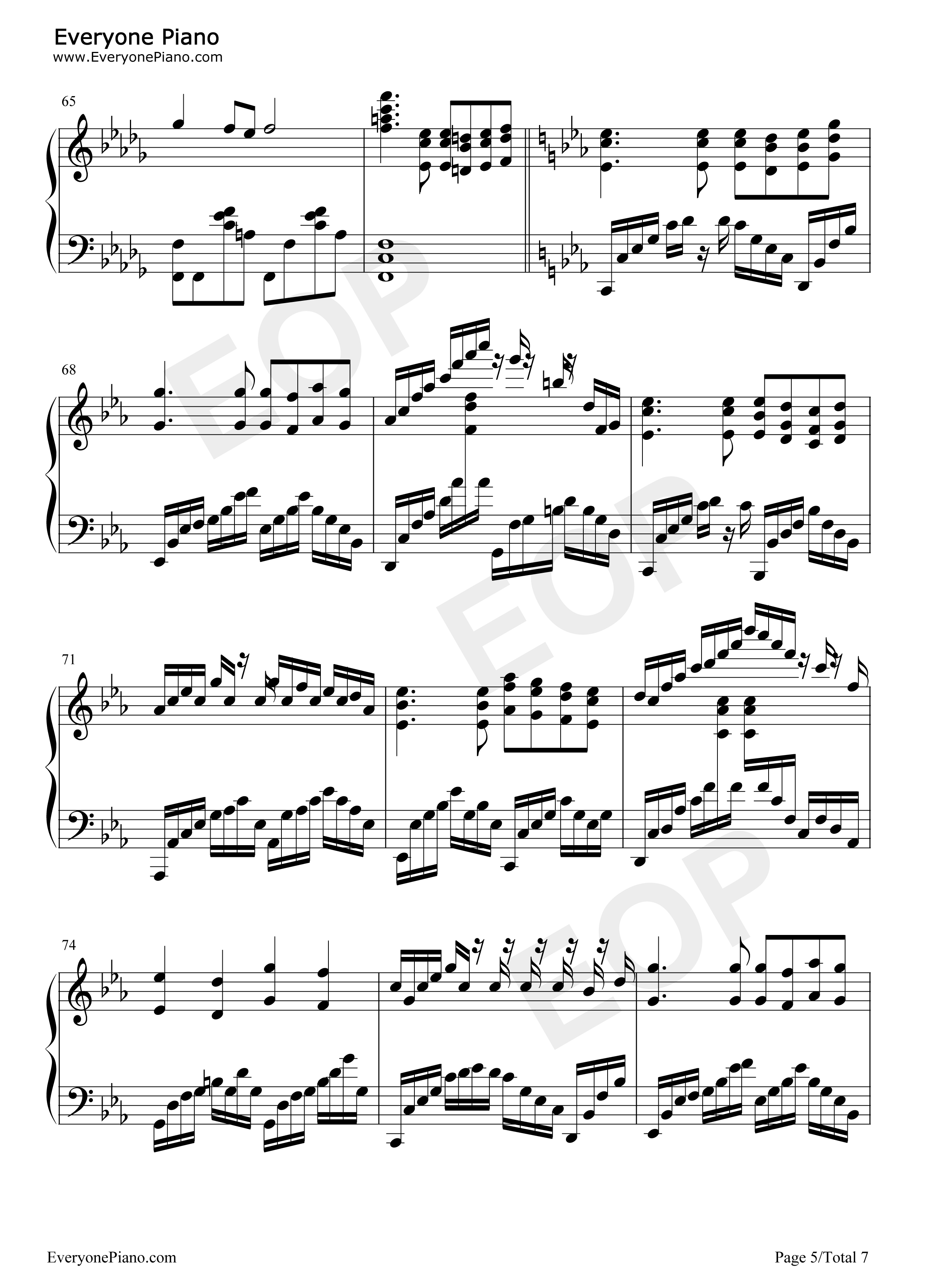 空は高く风は歌う钢琴谱_春奈るな