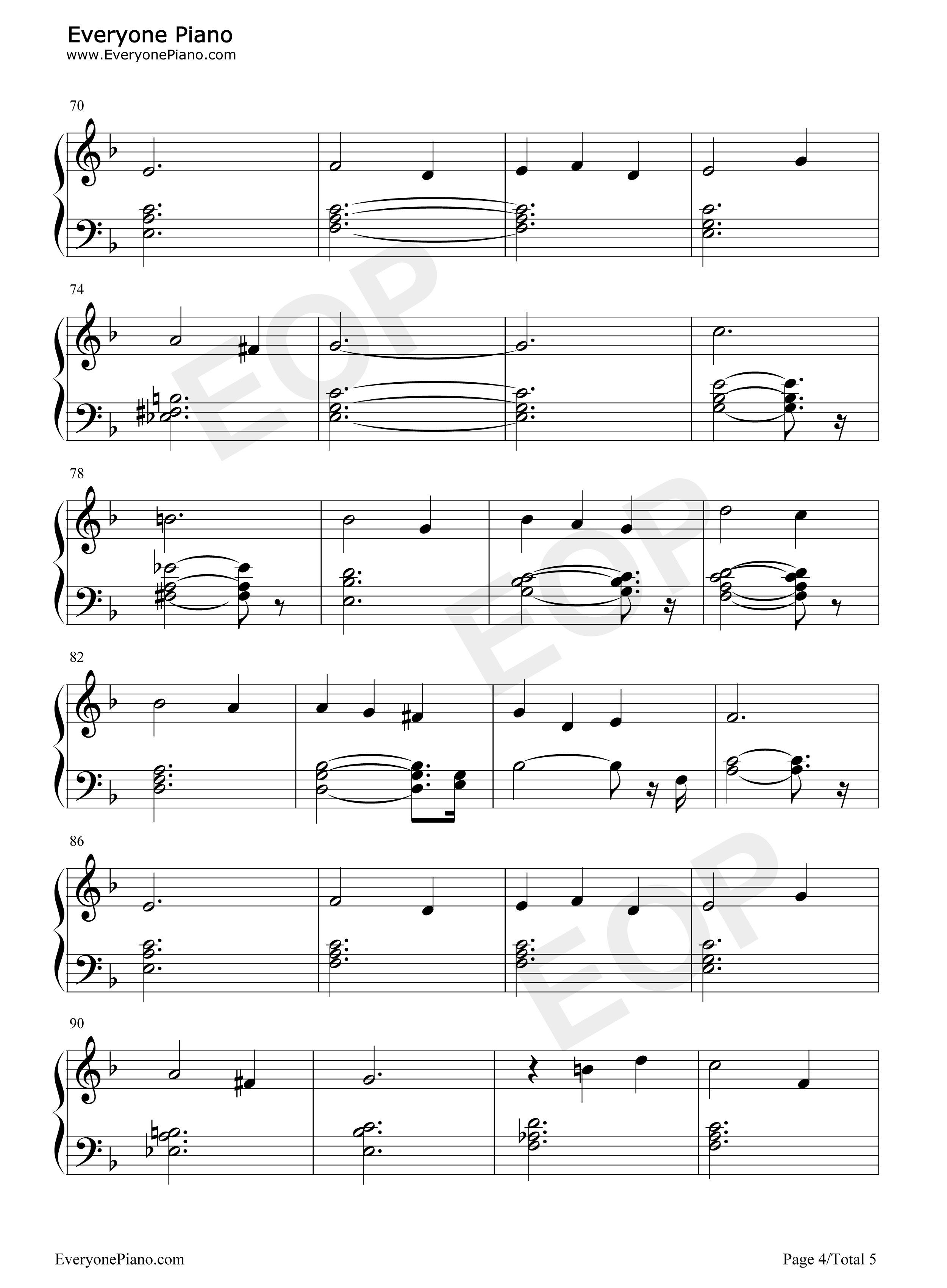 Once_Upon_a_Dream钢琴谱_Lana_Del_Rey