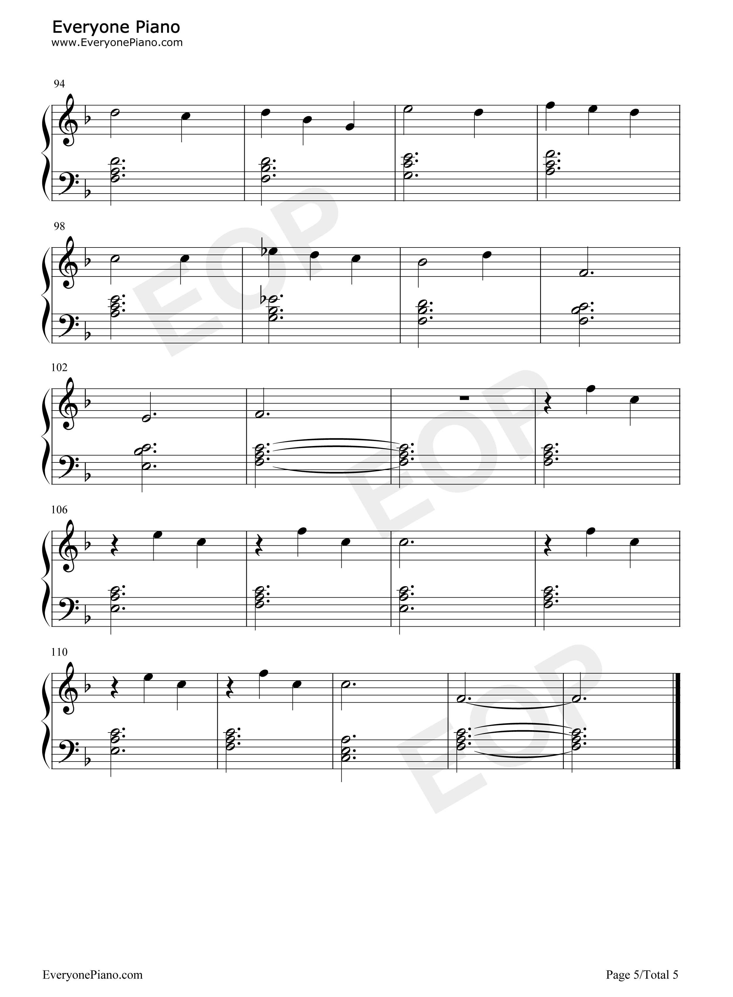 Once_Upon_a_Dream钢琴谱_Lana_Del_Rey