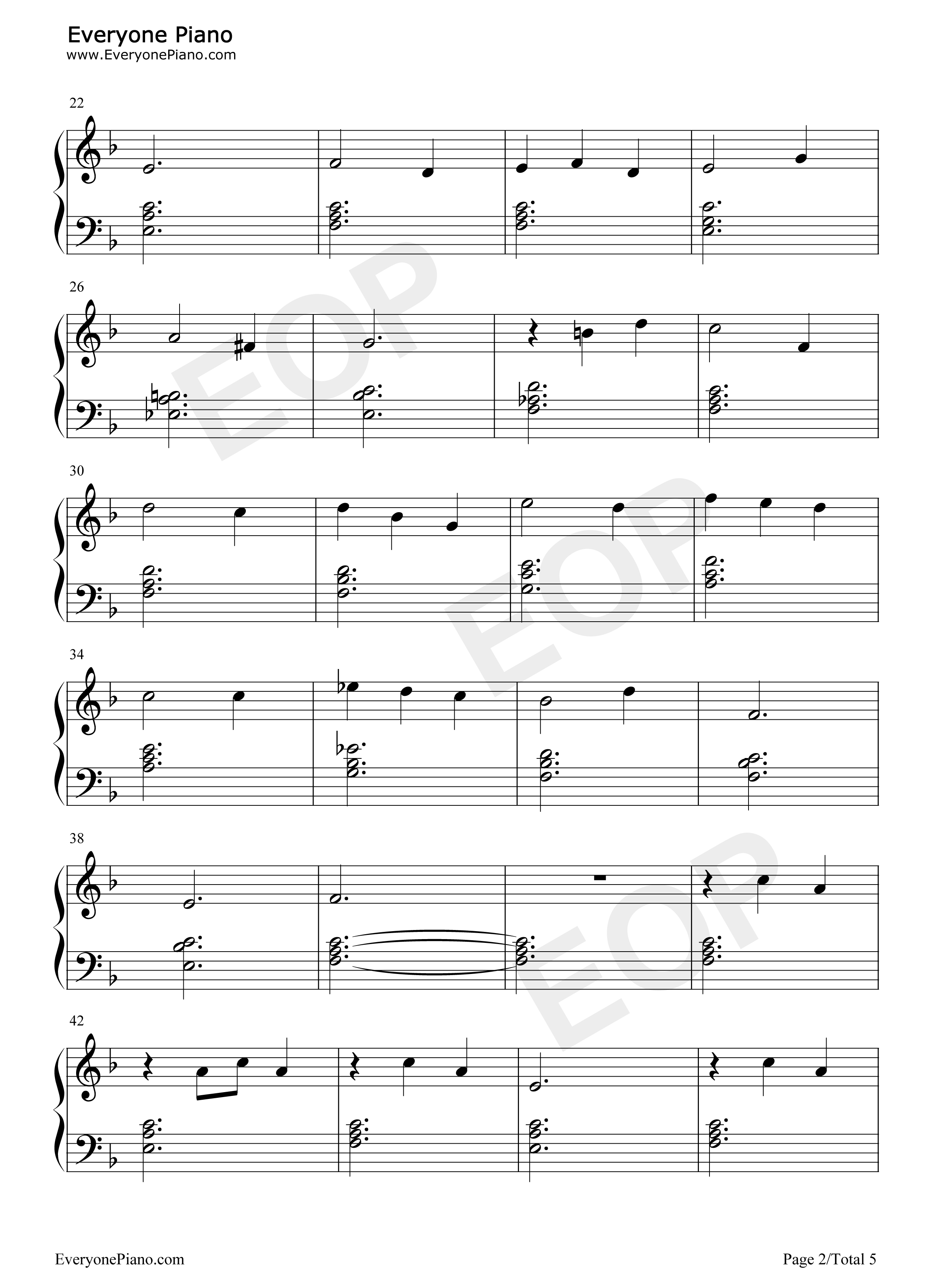 Once_Upon_a_Dream钢琴谱_Lana_Del_Rey